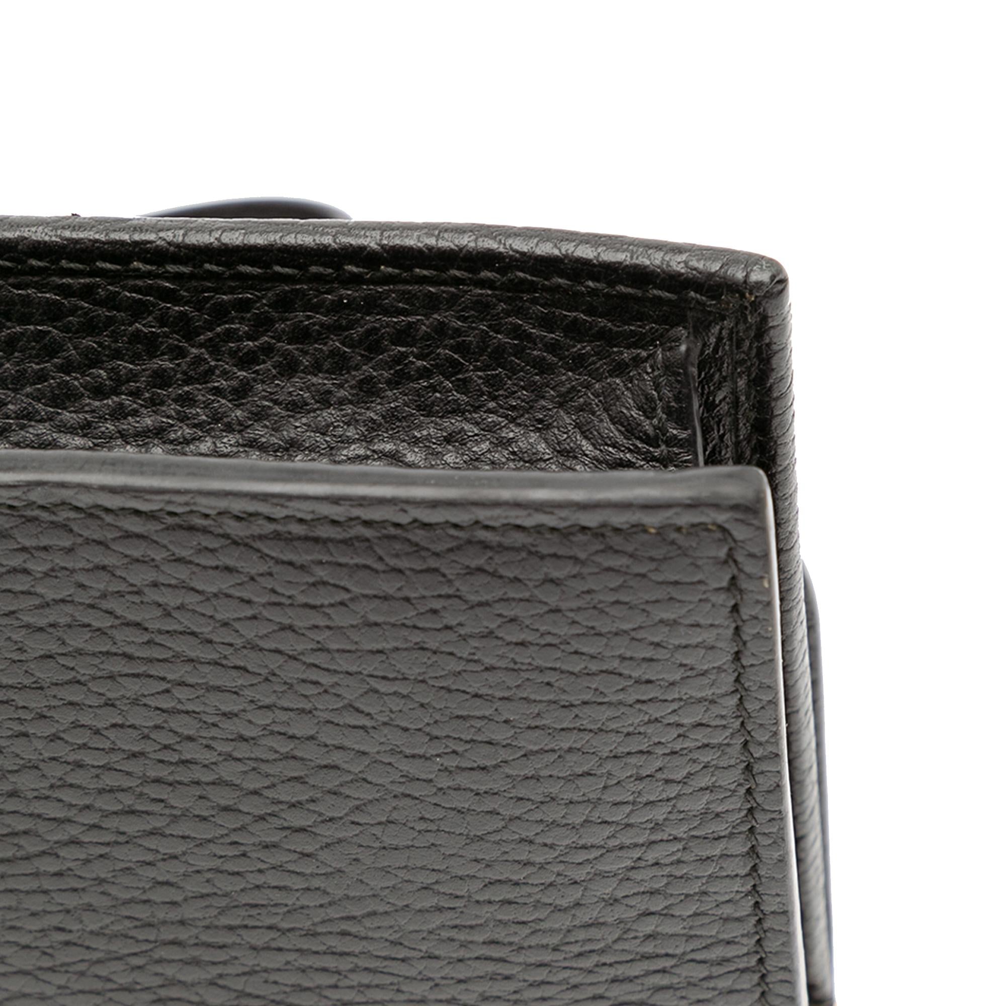 Gucci Leather Interlocking G Dollar Wallet on Chain