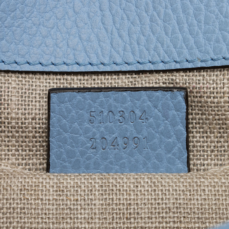 Gucci Leather Interlocking G Small Shoulder Bag (SHF-PdpWhK)