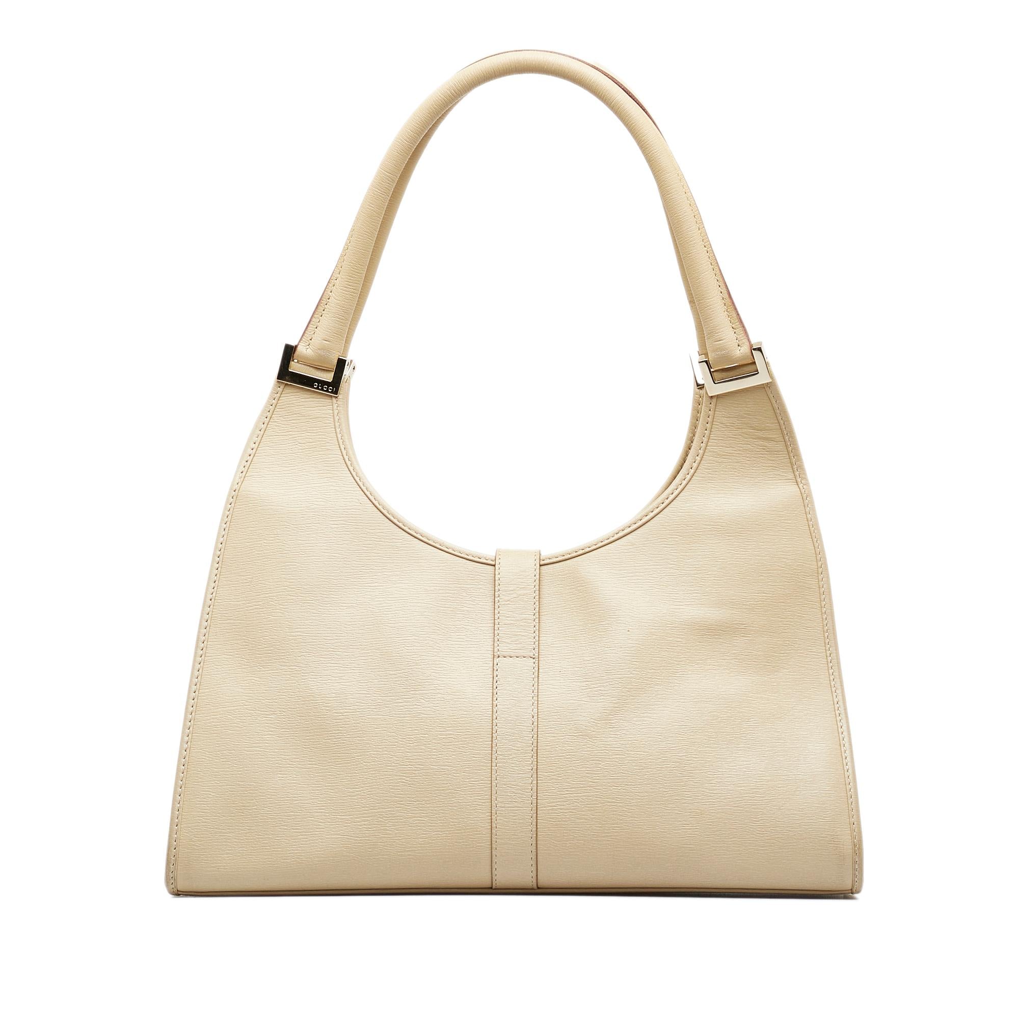 Gucci Leather Jackie Bardot (SHG-nnMyZA)