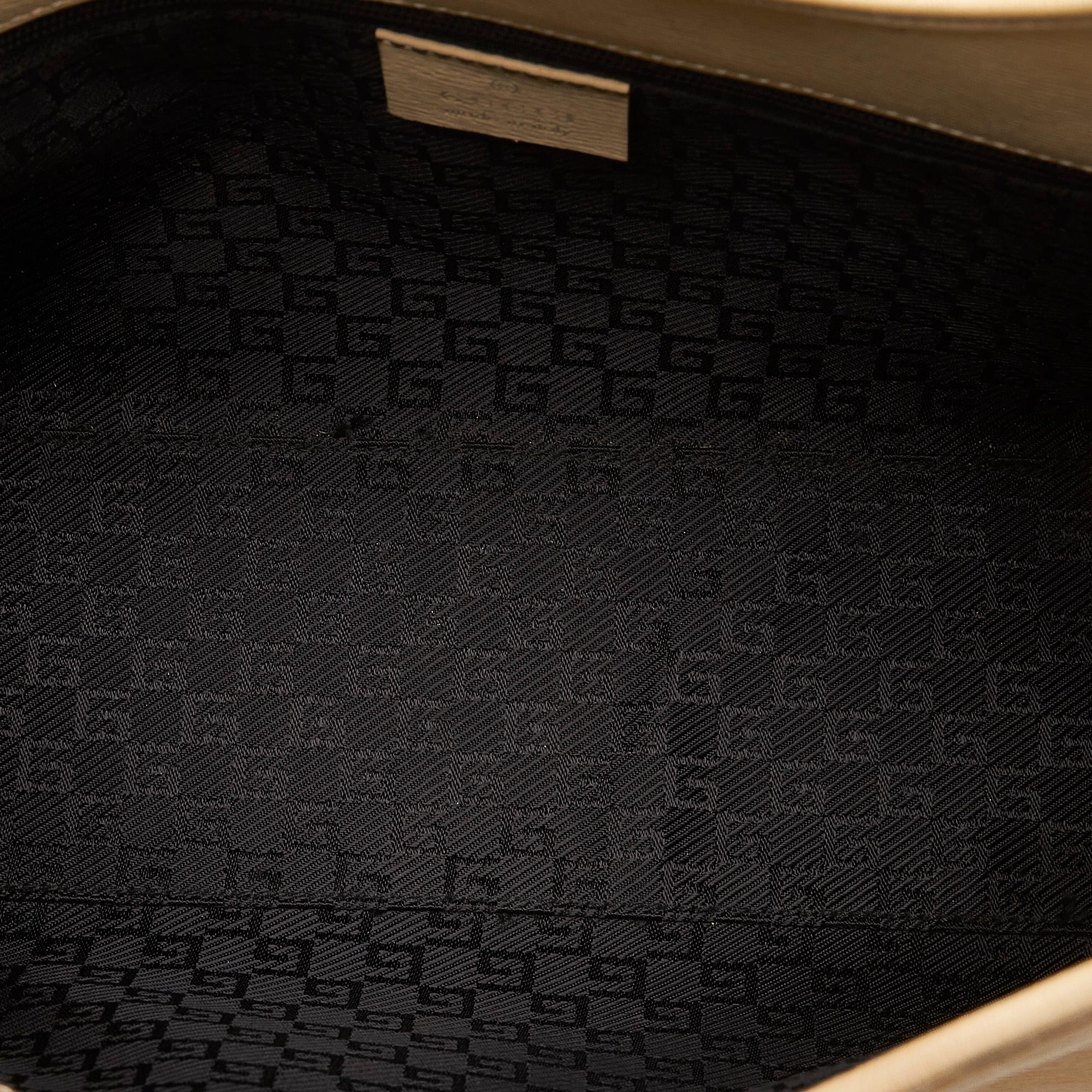 Gucci Leather Jackie Bardot (SHG-nnMyZA)