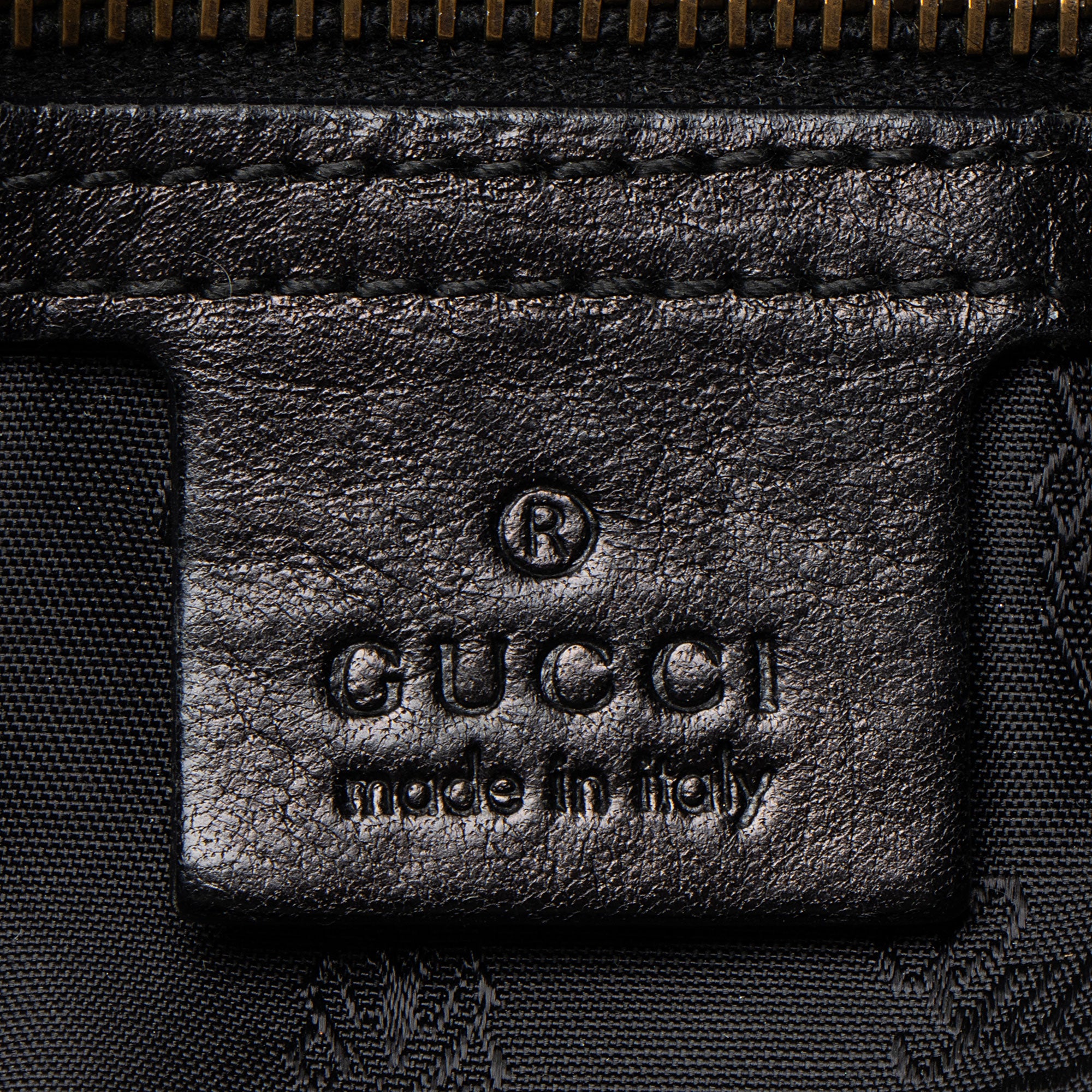 Gucci Leather Jockey Medium Hobo