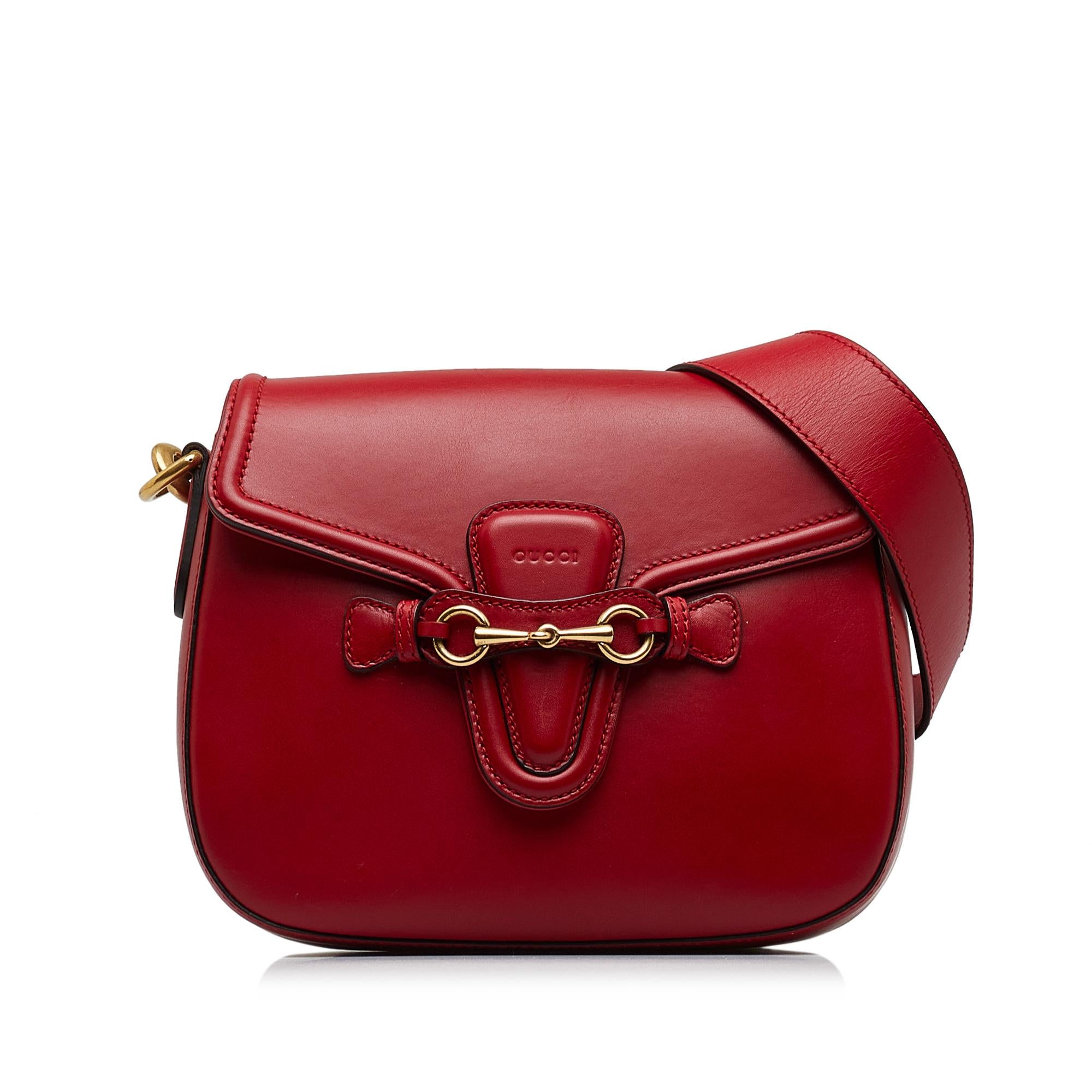 Gucci Leather Lady Web Crossbody Bag (SHG-xDZCTS)