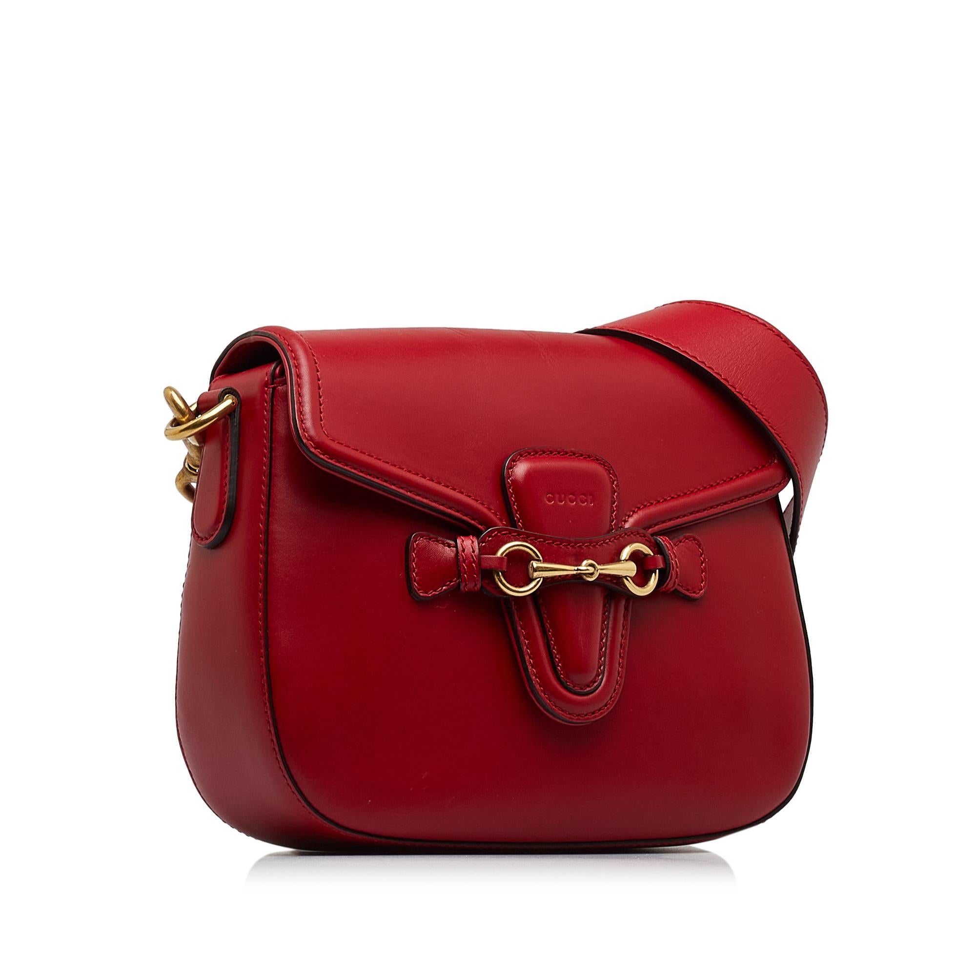 Gucci Leather Lady Web Crossbody Bag (SHG-xDZCTS)