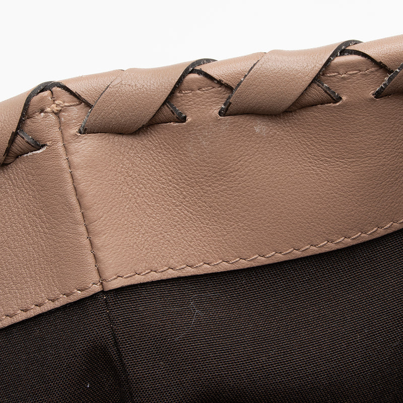 Gucci Leather Medium Tassel Tote (SHF-14465)