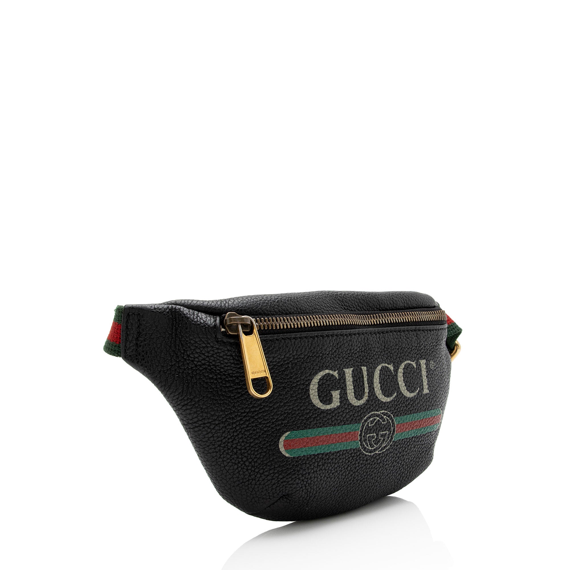 Gucci Leather Logo Belt Bag (SHF-NyrC5V)