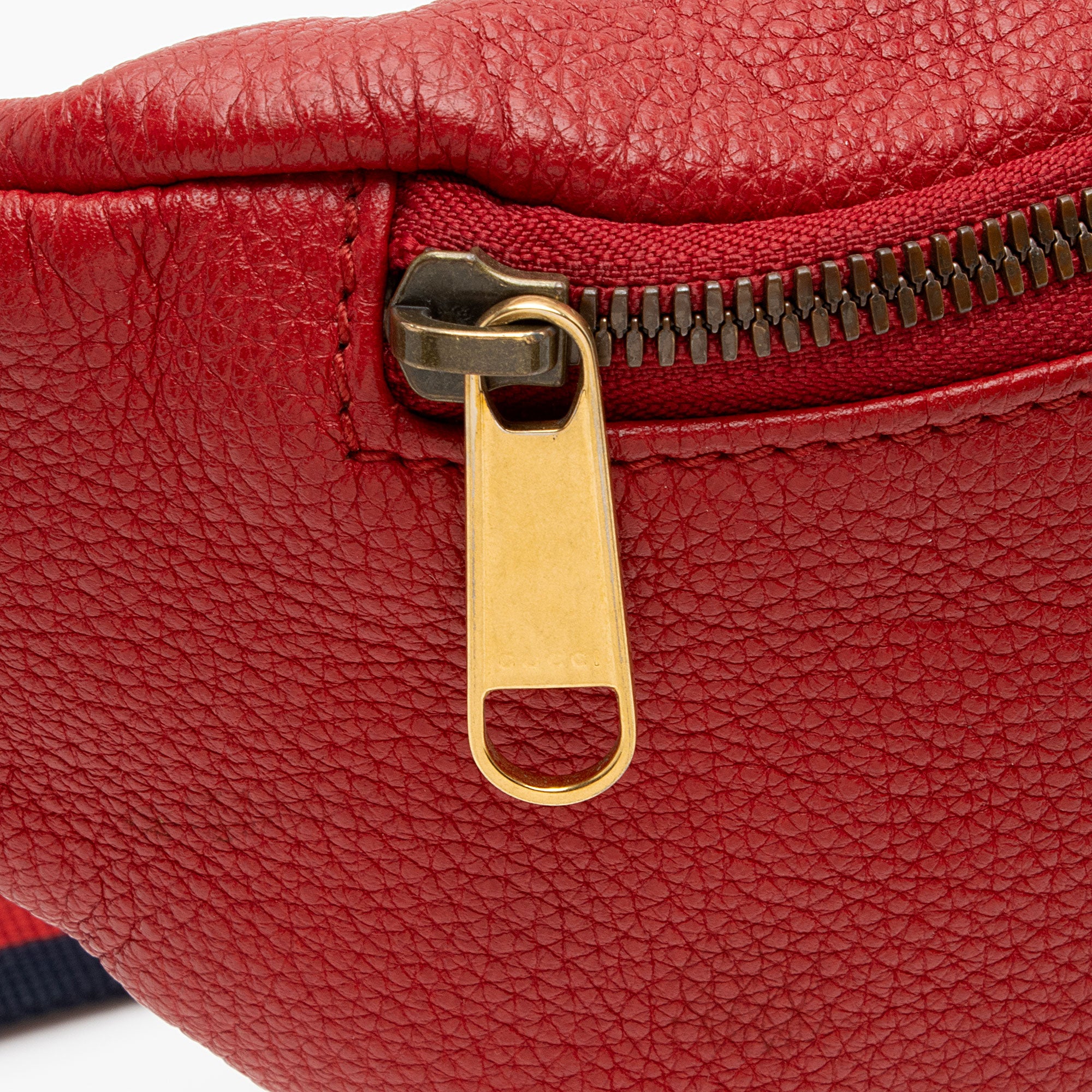 Gucci Leather Logo Large Belt Bag