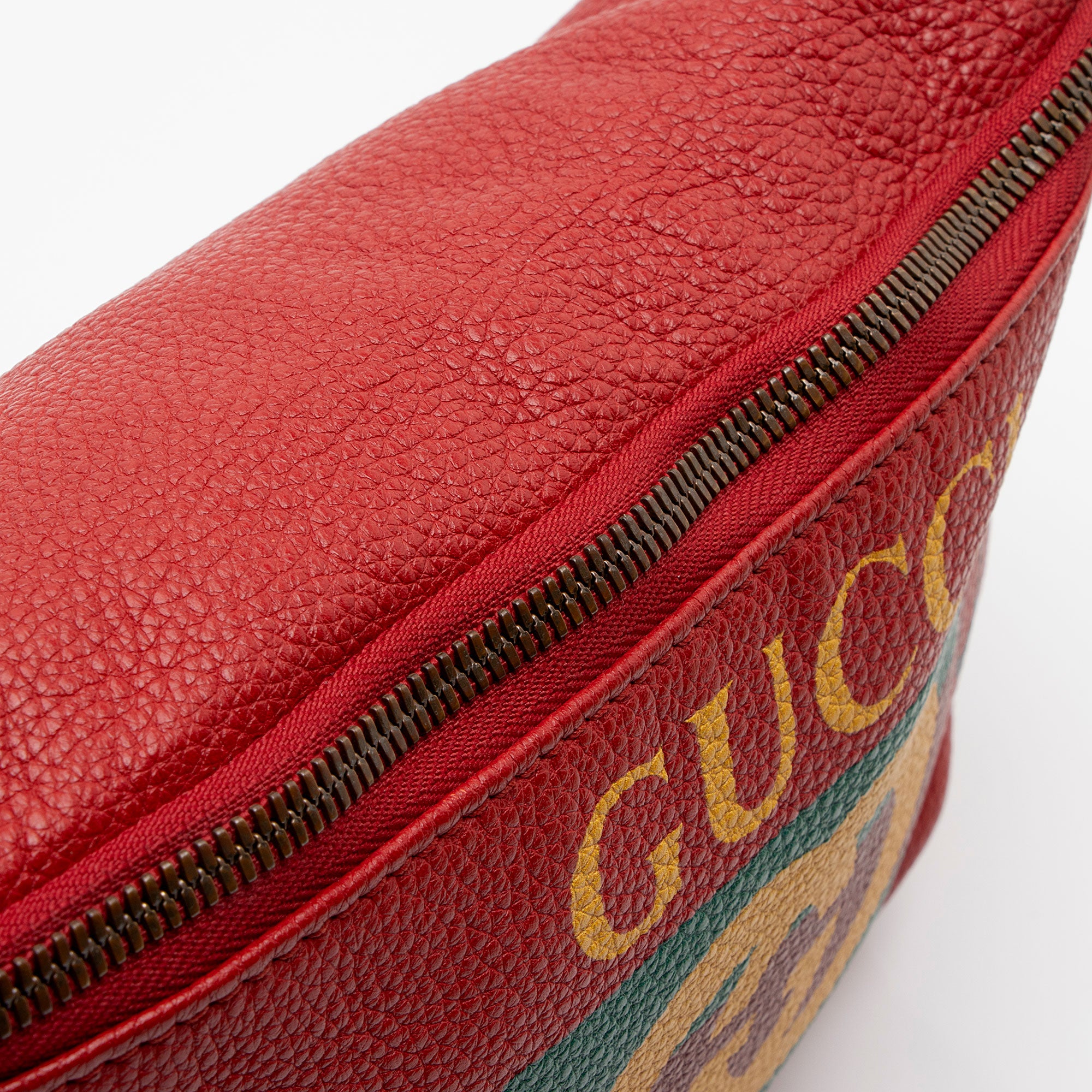 Gucci Leather Logo Large Belt Bag