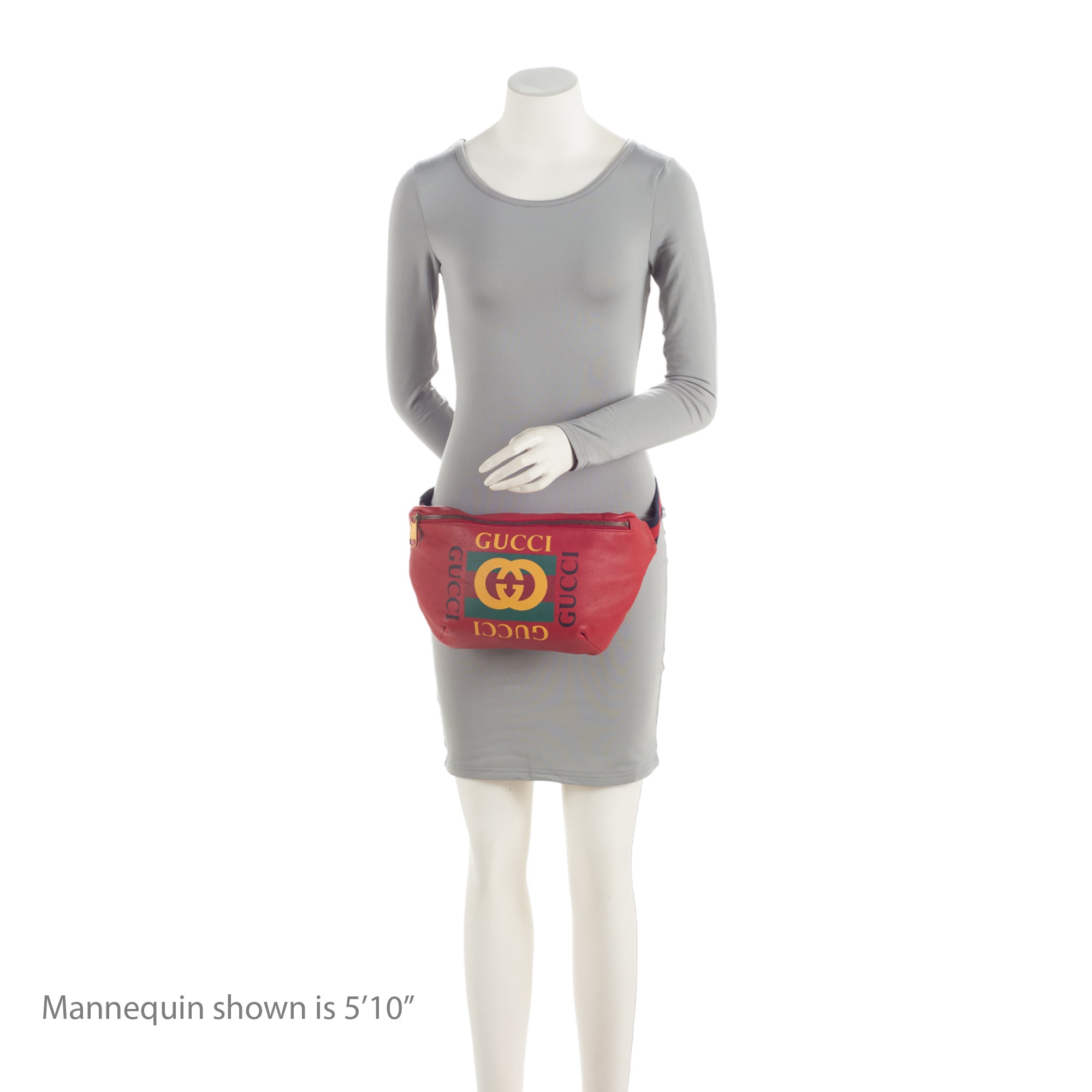 Gucci Leather Logo Large Belt Bag