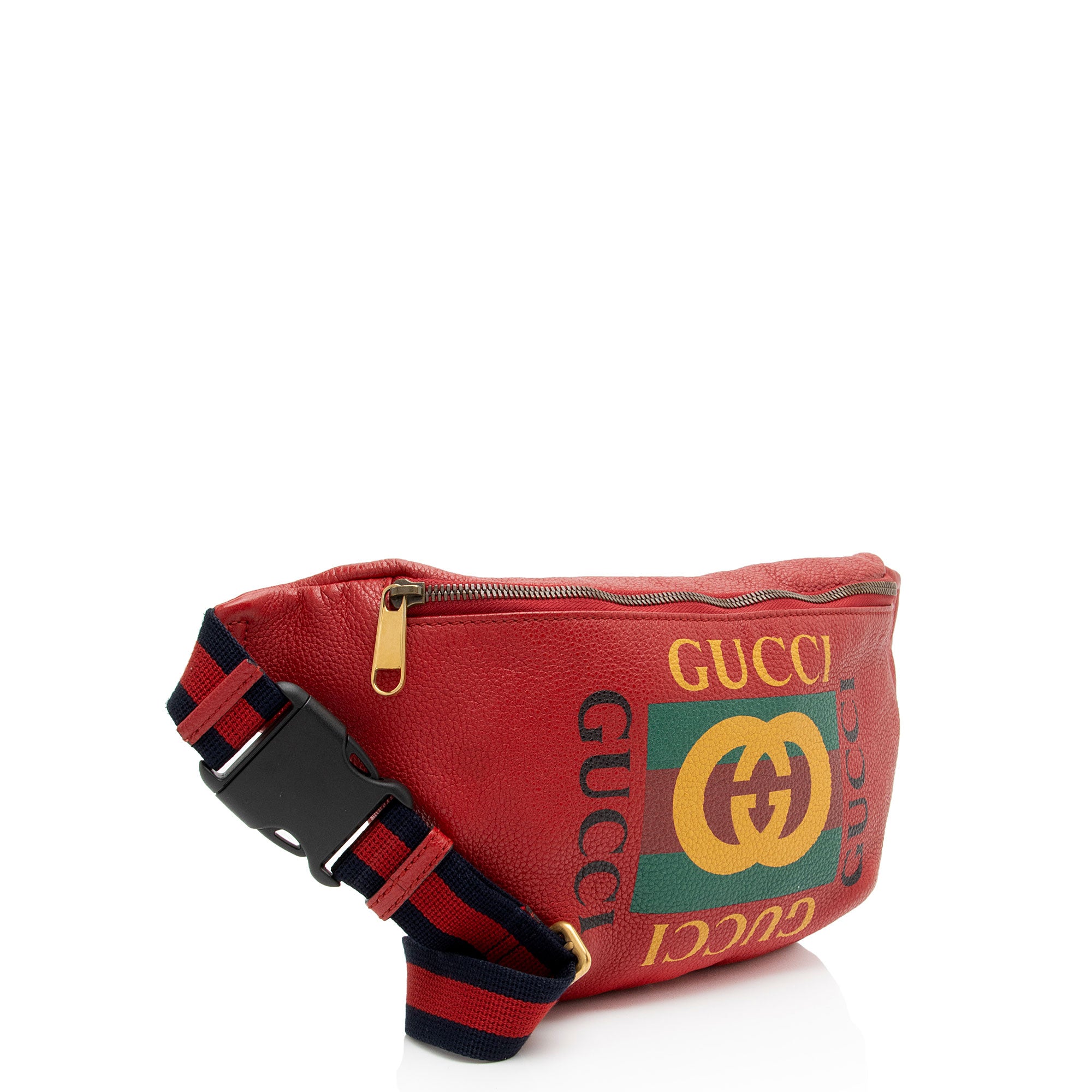 Gucci Leather Logo Large Belt Bag