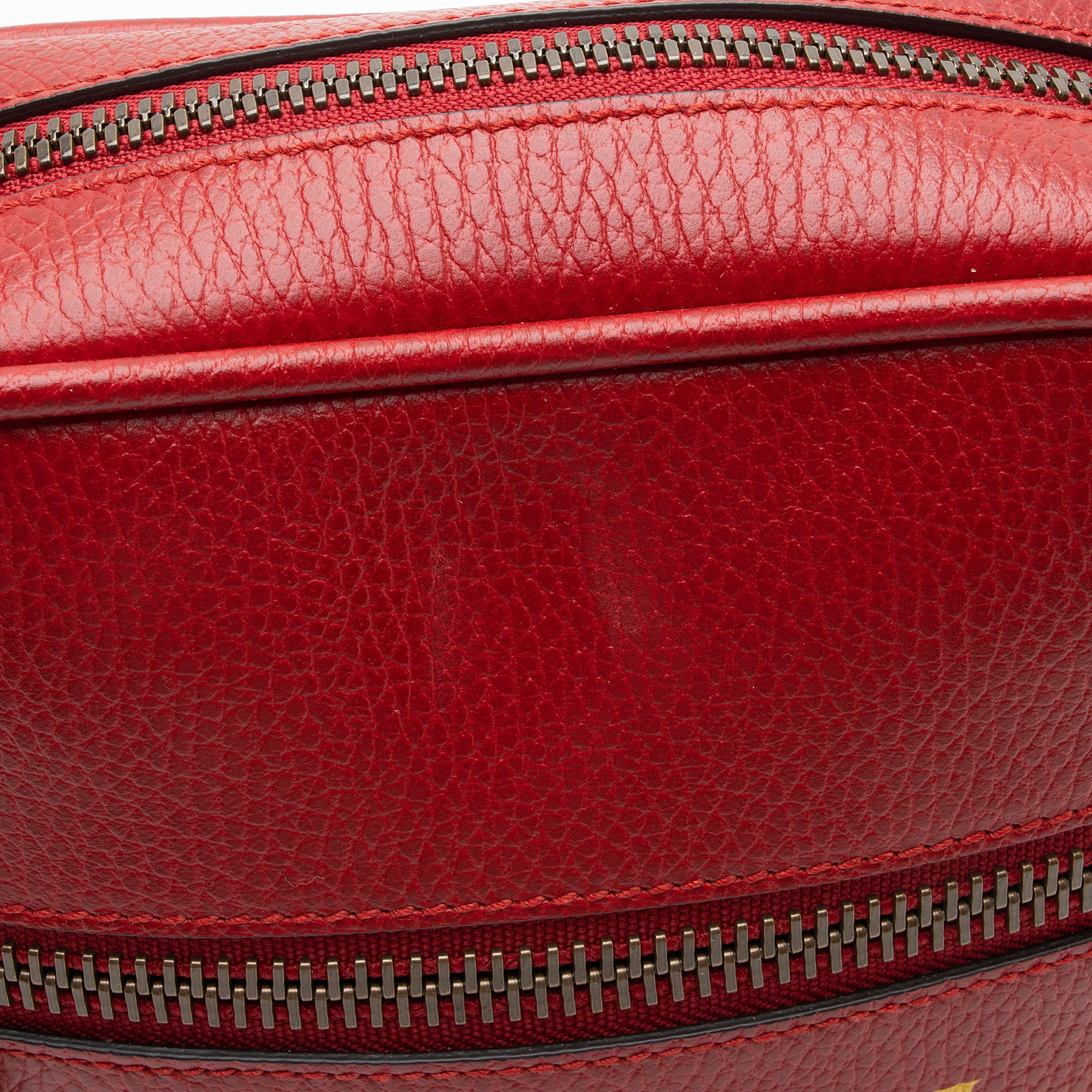 Gucci Leather Logo Messenger
