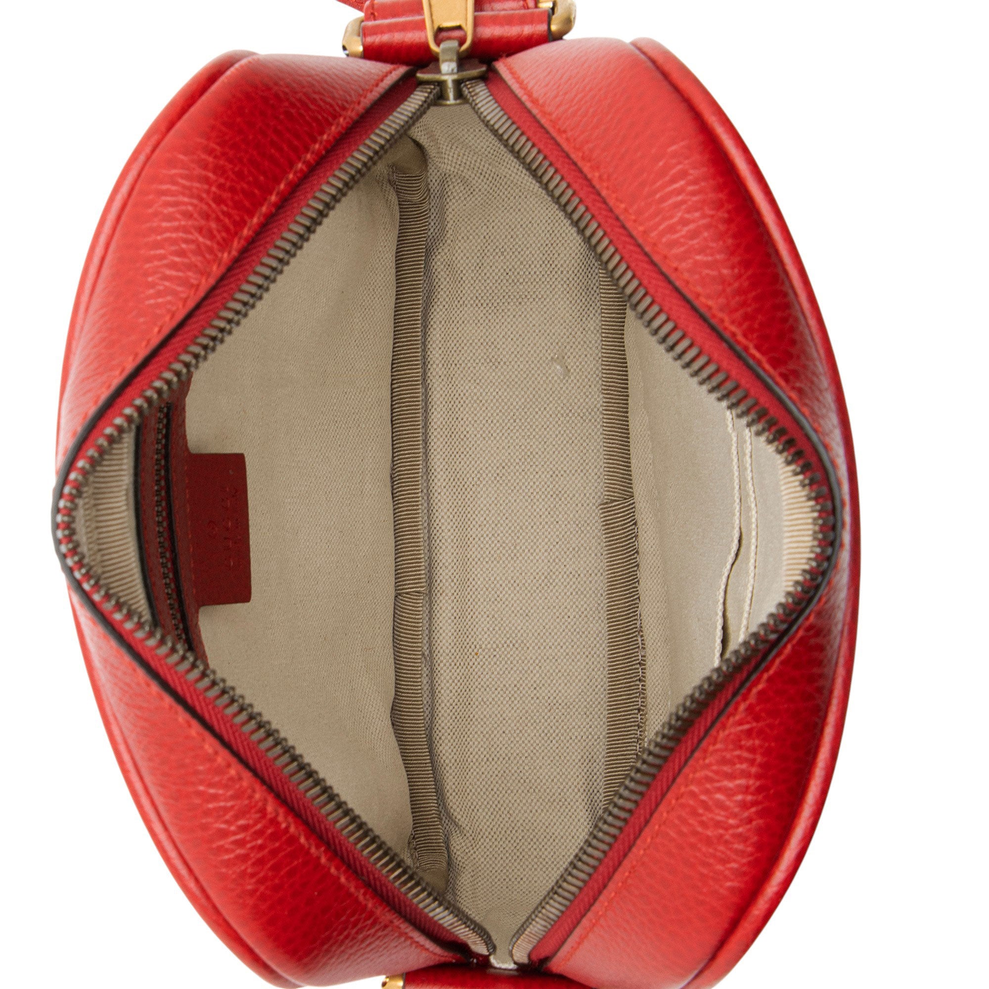Gucci Leather Logo Messenger