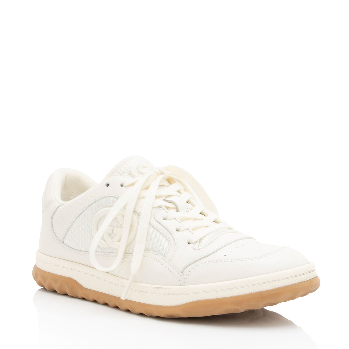 Gucci Leather Mac80 Sneakers - Size 8.5 / 38.5