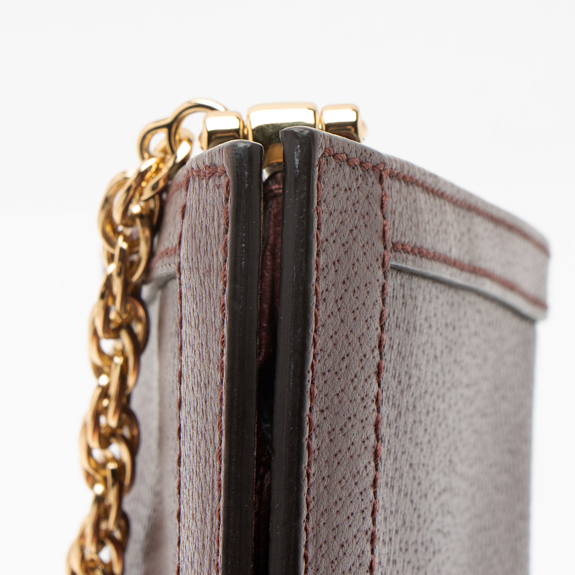 Gucci Leather Ophidia Medium Chain Shoulder Bag