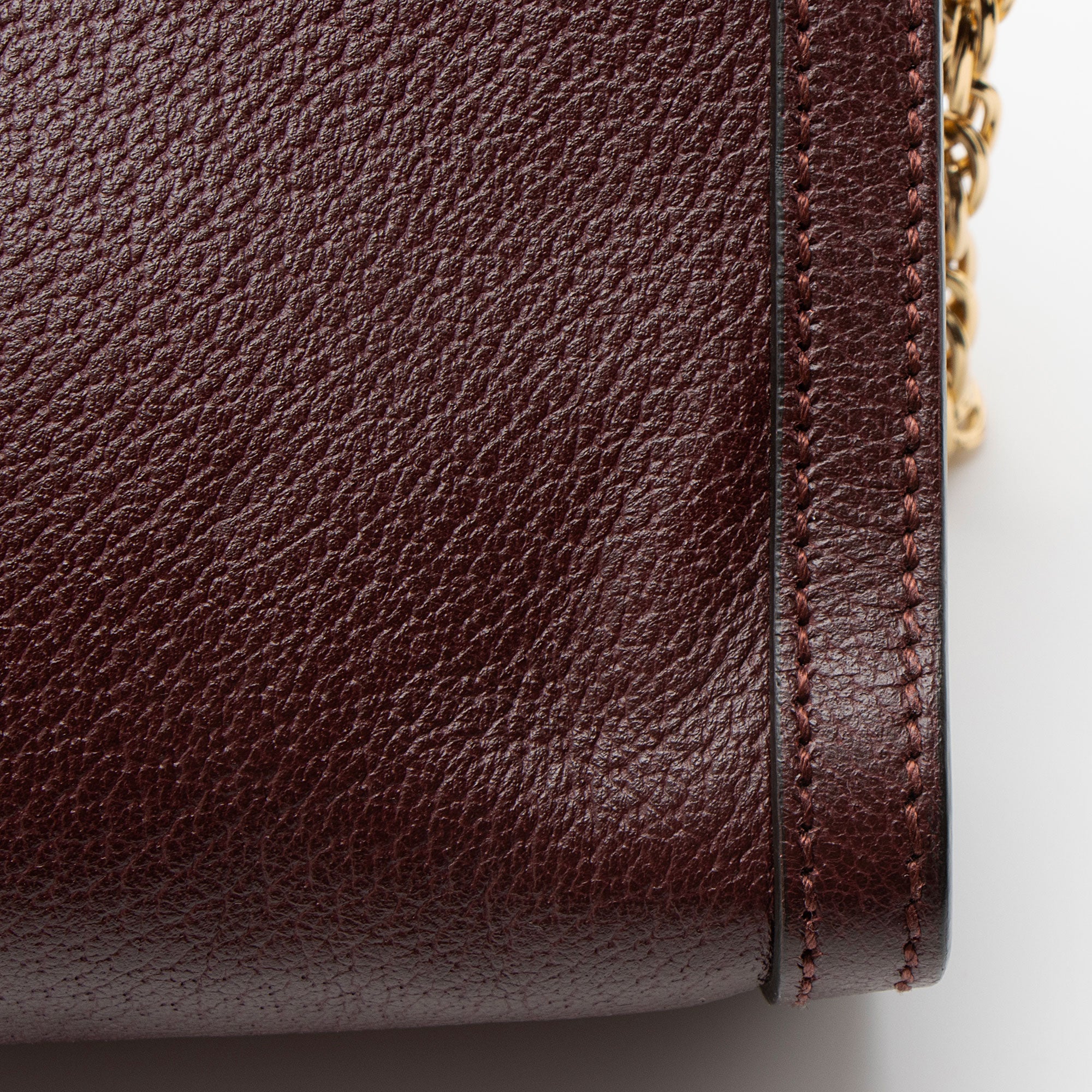 Gucci Leather Ophidia Medium Chain Shoulder Bag