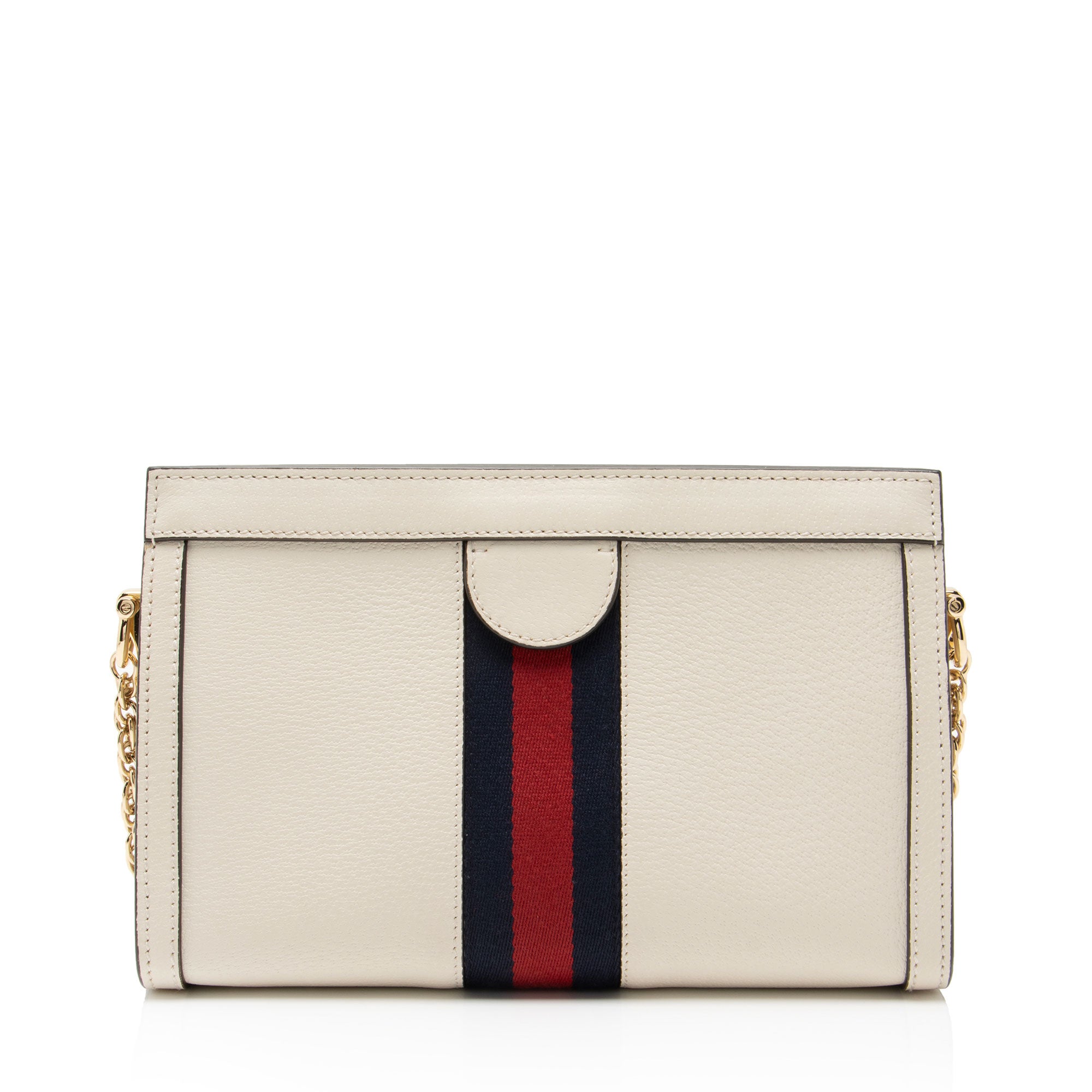 Gucci Leather Ophidia Medium Chain Shoulder Bag