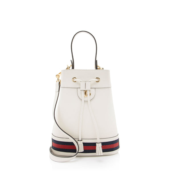 Gucci Leather Ophidia Small Bucket Bag (SHF-r8Bhtv)