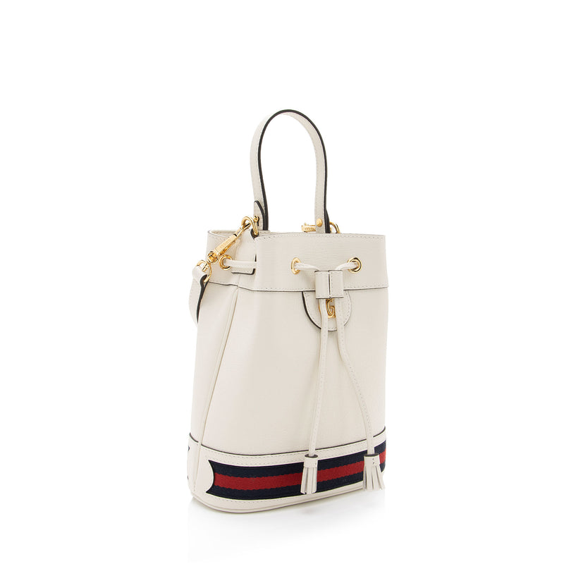 Gucci Leather Ophidia Small Bucket Bag (SHF-r8Bhtv)