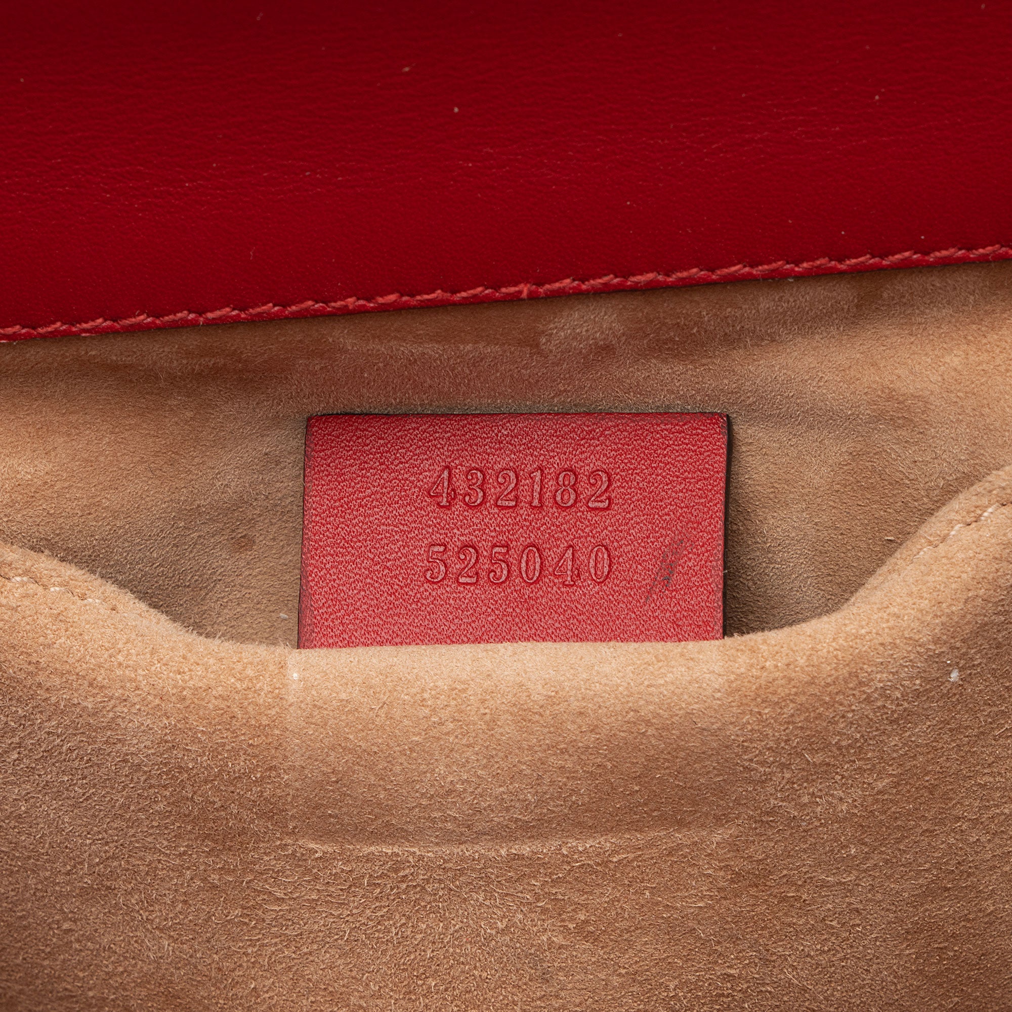Gucci Leather Pearl Stud Padlock Small Shoulder Bag