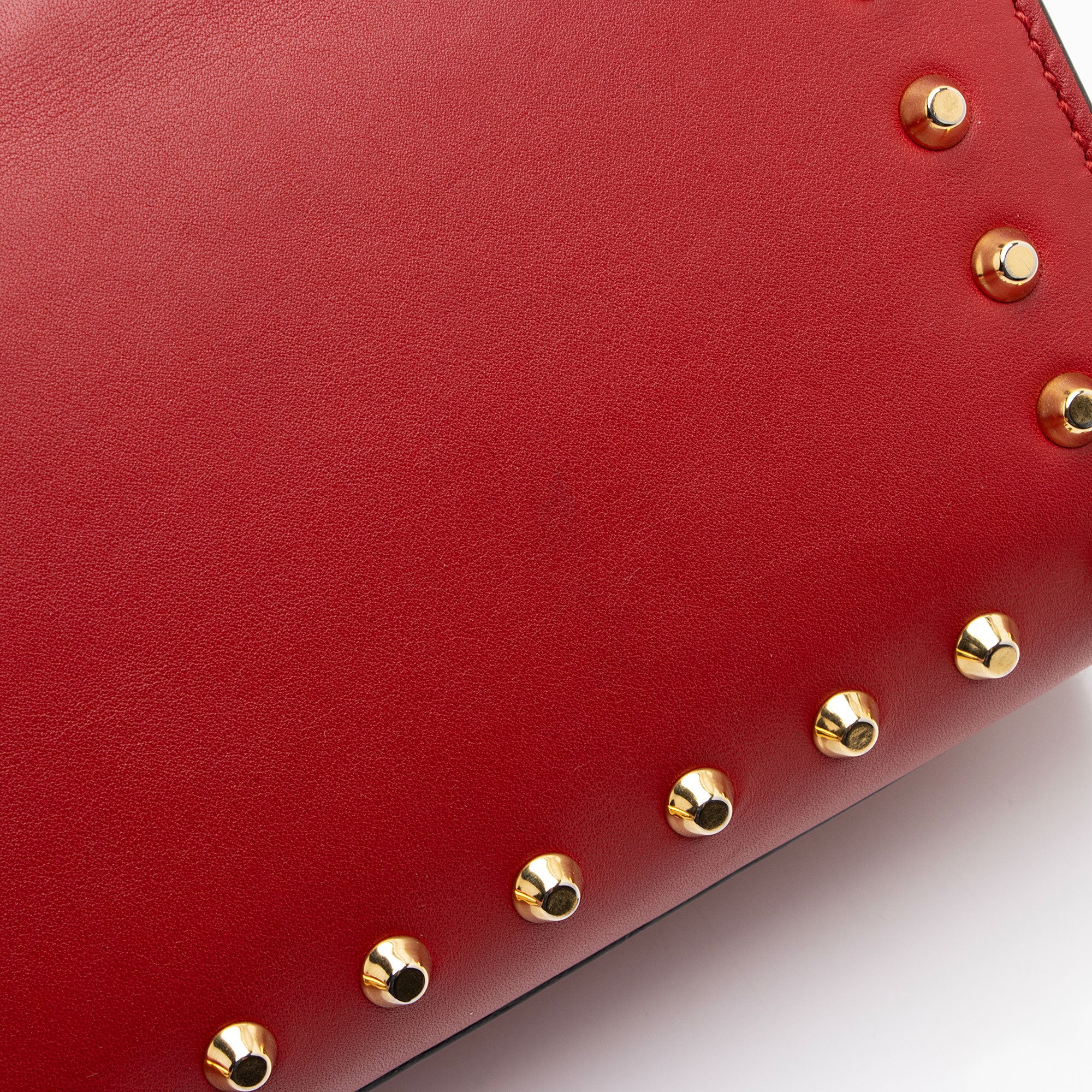 Gucci Leather Pearl Stud Padlock Small Shoulder Bag