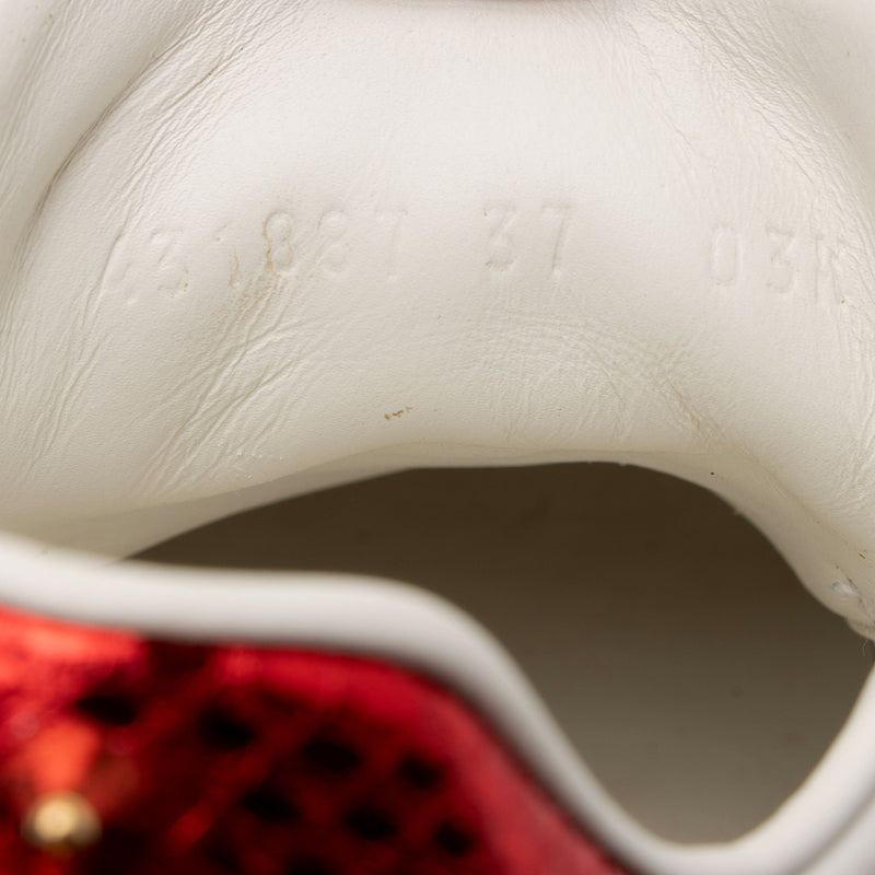 Gucci pearl studded sneakers hotsell