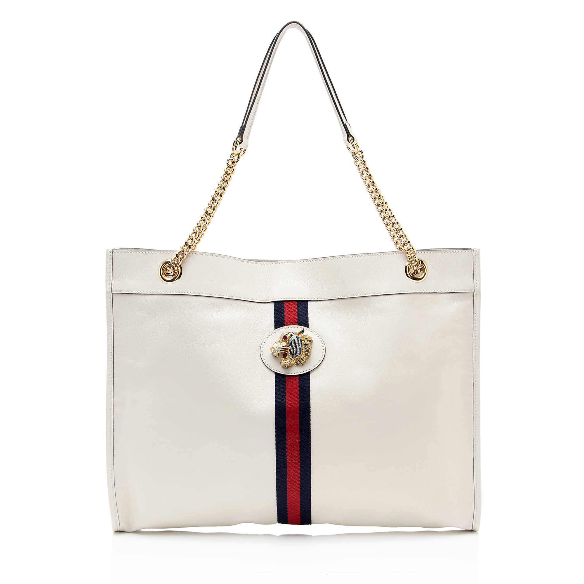 Gucci Leather Rajah Large Tote