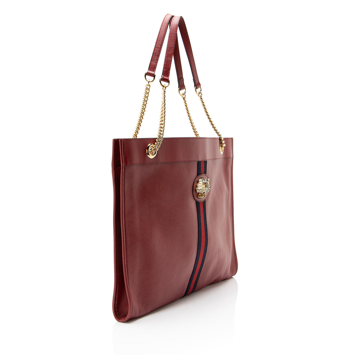 Gucci Leather Rajah Large Tote