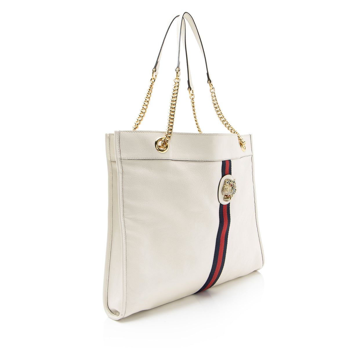 Gucci Leather Rajah Large Tote