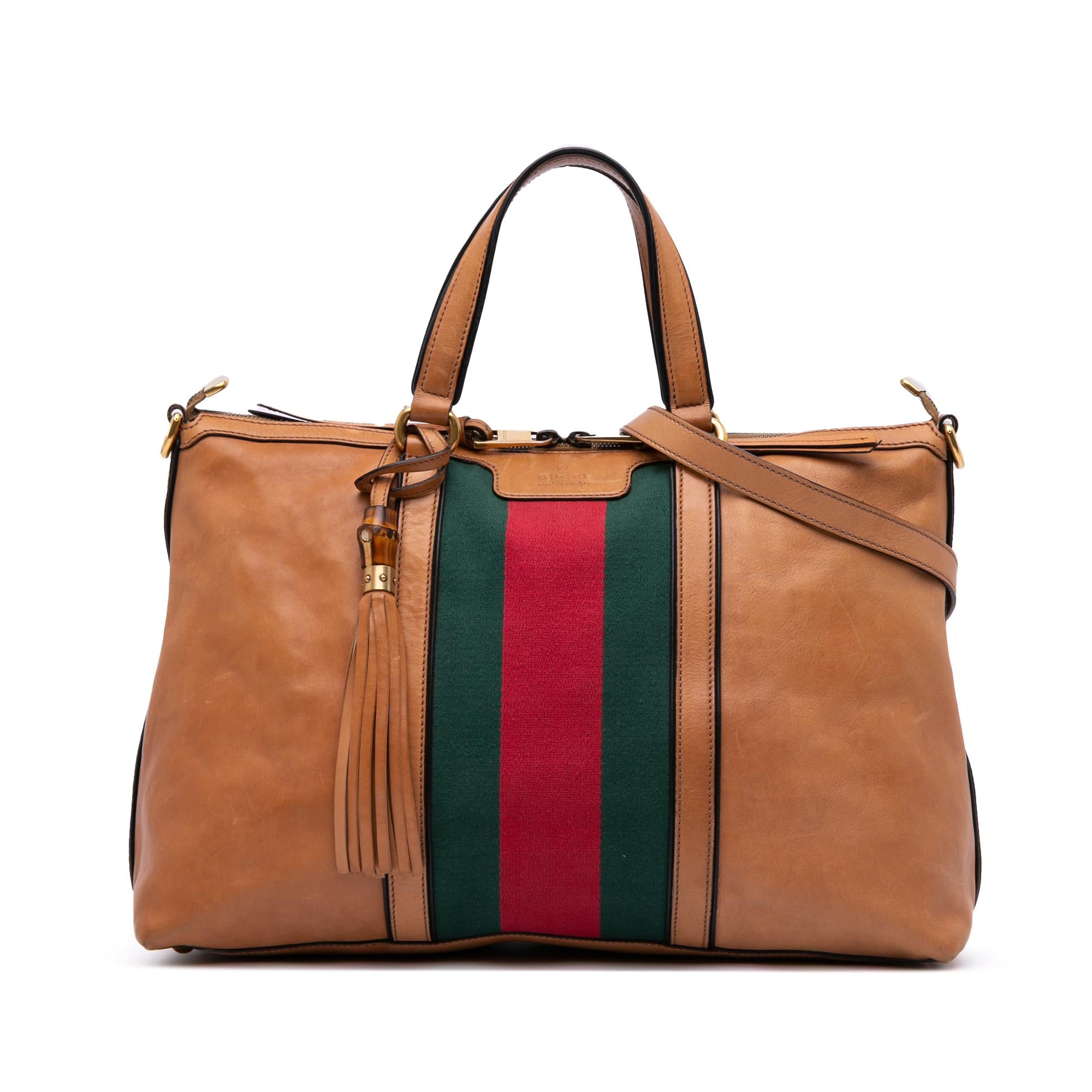 Gucci Leather Rania Convertible Tote