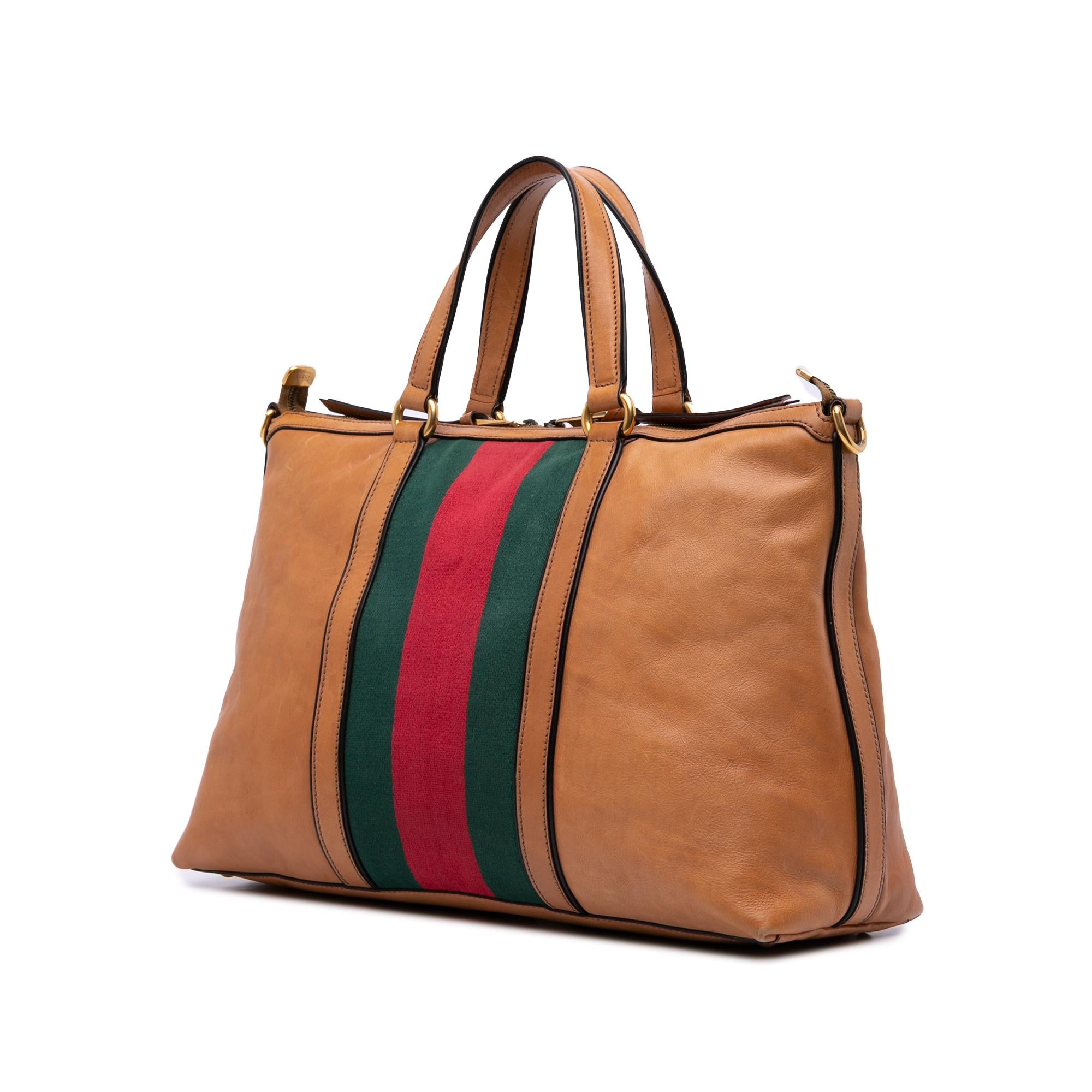 Gucci Leather Rania Convertible Tote