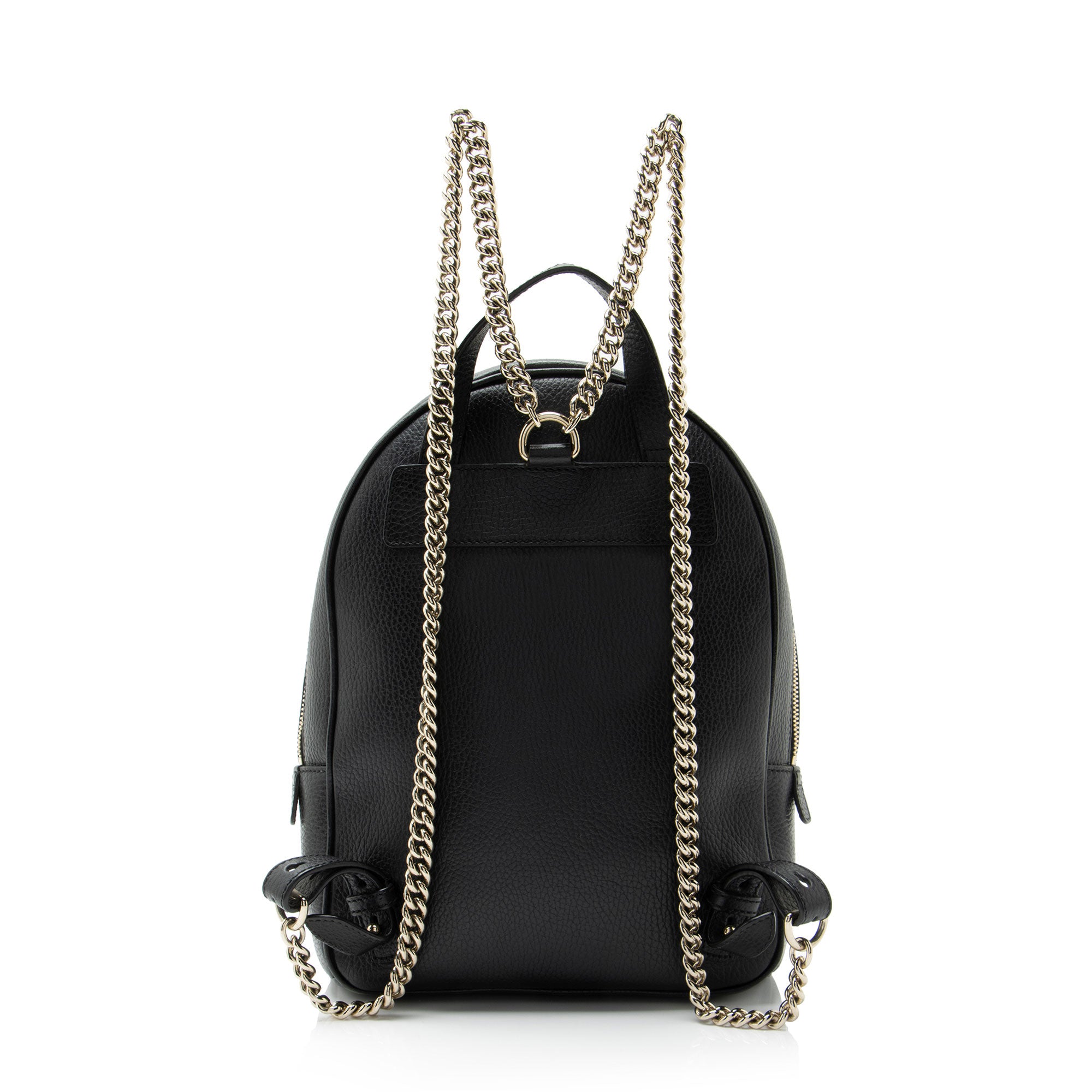 Gucci Leather Soho Chain Backpack