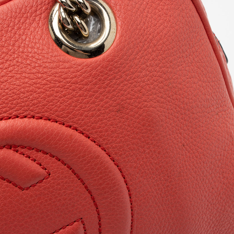 Gucci Leather Soho Chain Small Shoulder Bag (SHF-me1riu)