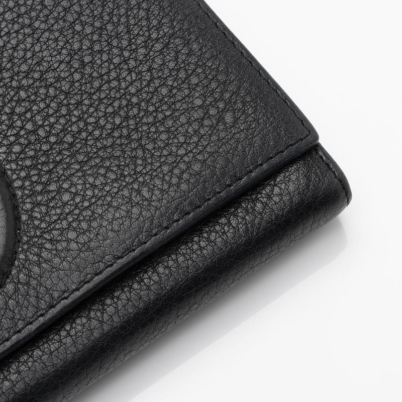 Gucci Leather Soho Continental Wallet FINAL SALE SHF WW94IG LuxeDH