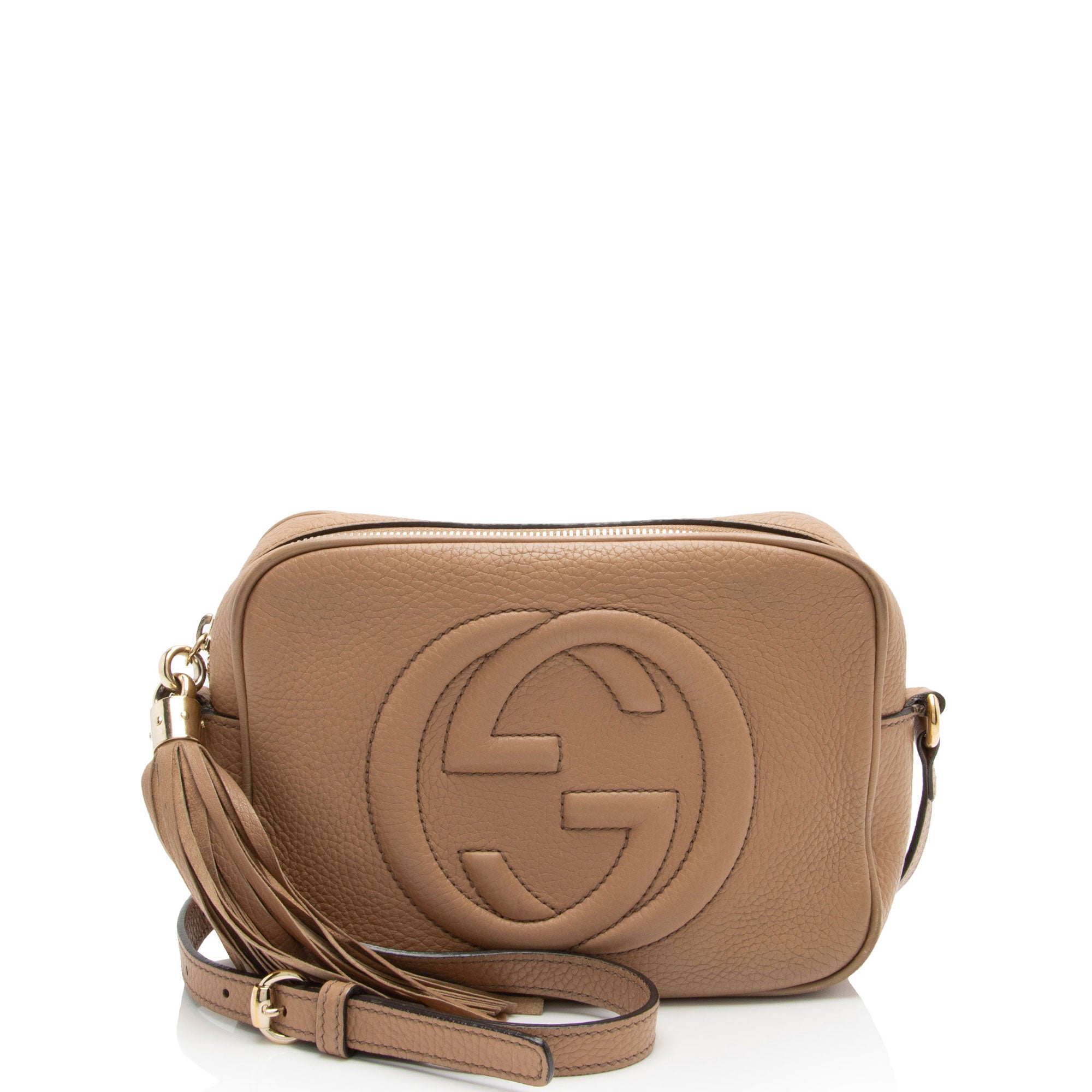 Gucci Leather Soho Disco Bag (SHF-ccMpml)