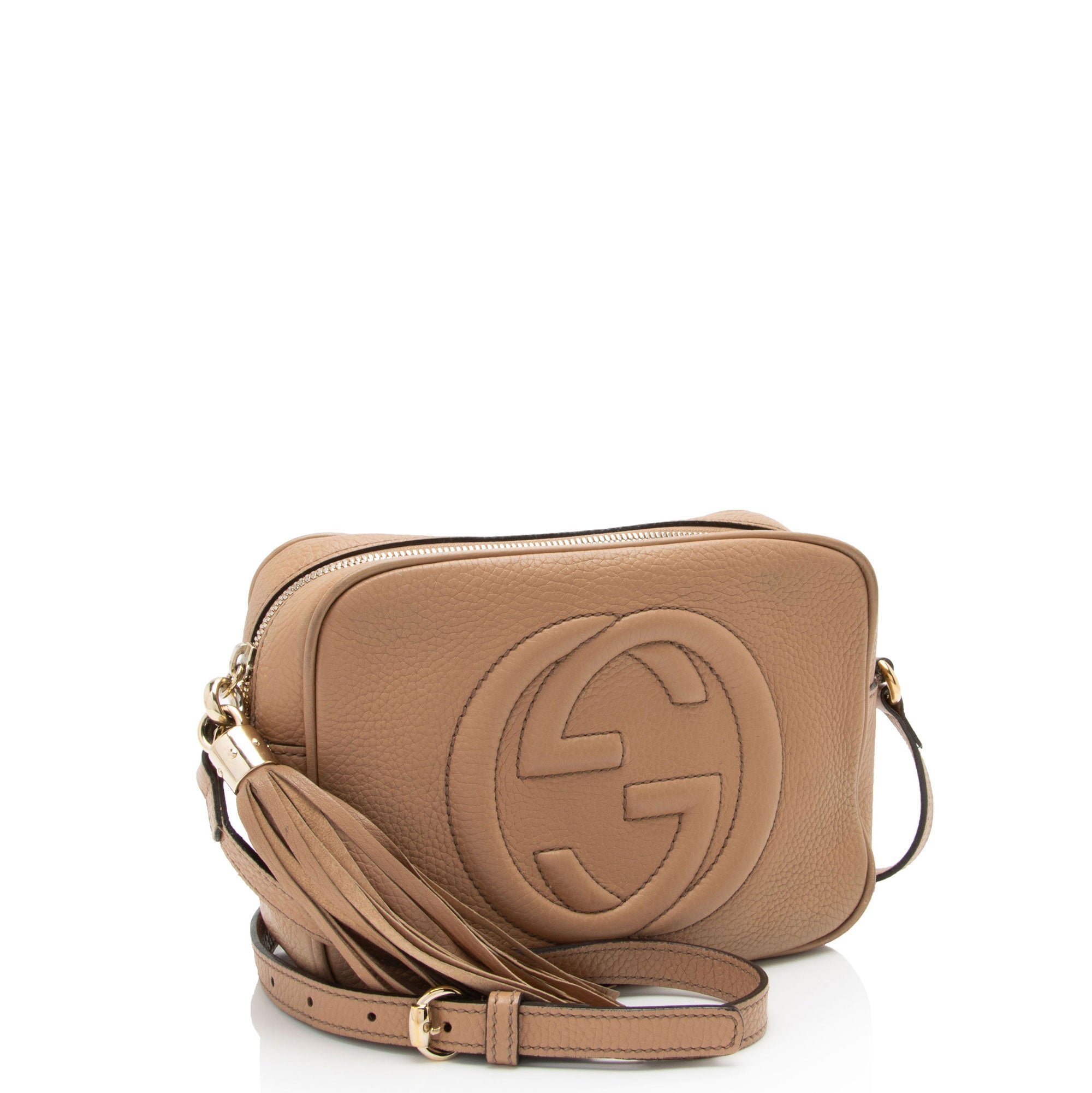 Gucci Leather Soho Disco Bag (SHF-ccMpml)