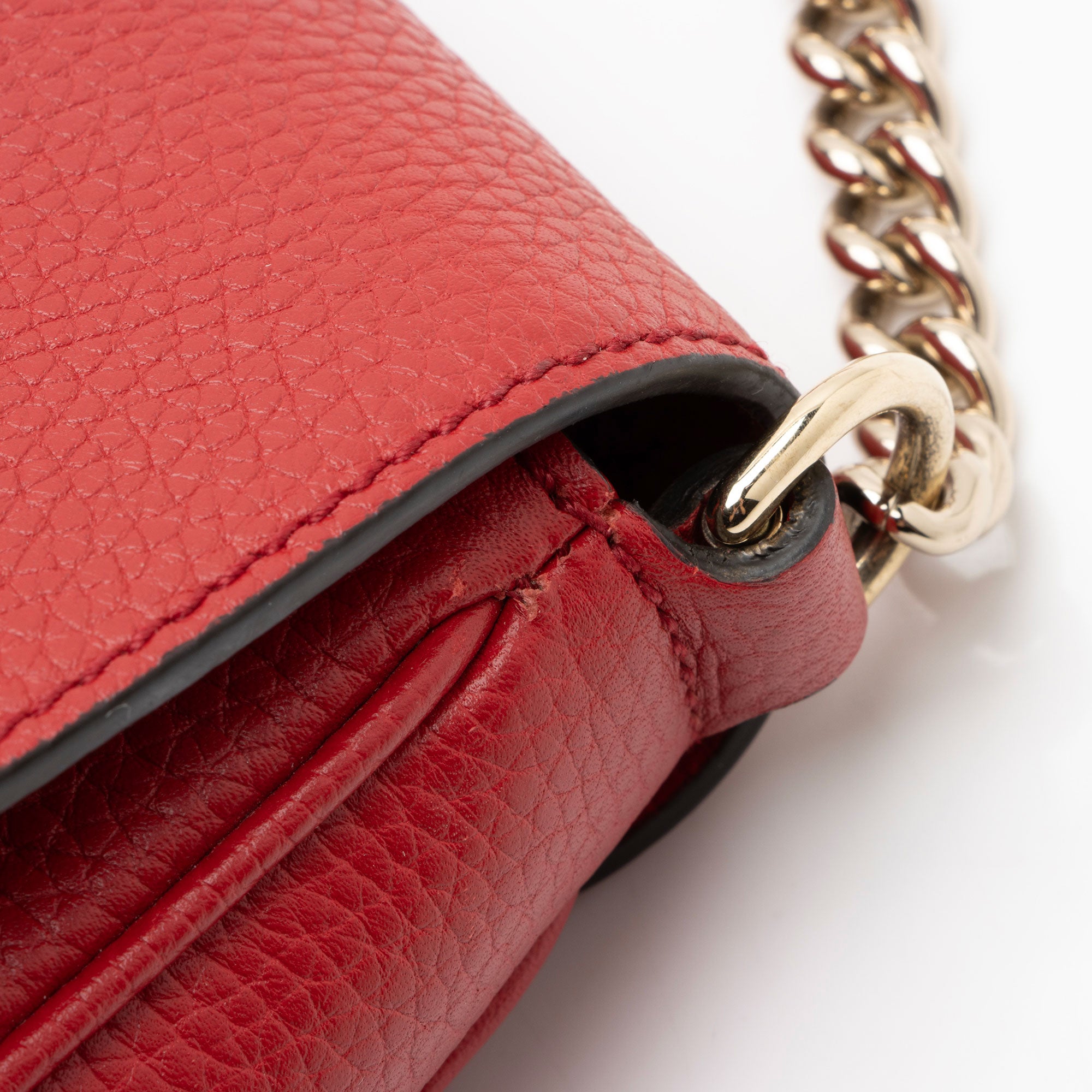 Gucci Leather Soho Medium Flap Bag