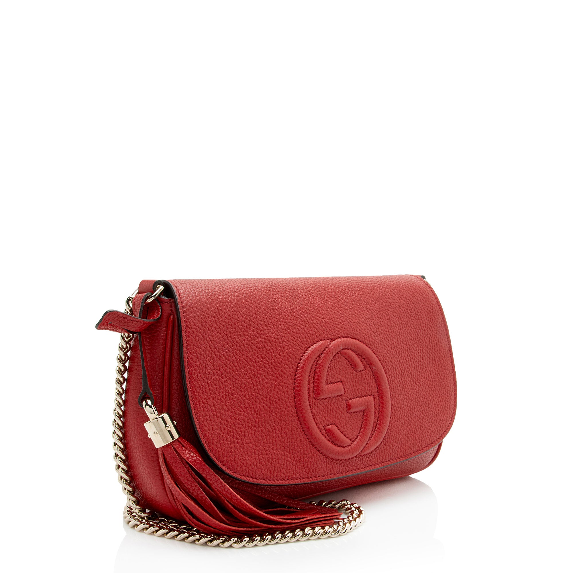 Gucci Leather Soho Medium Flap Bag