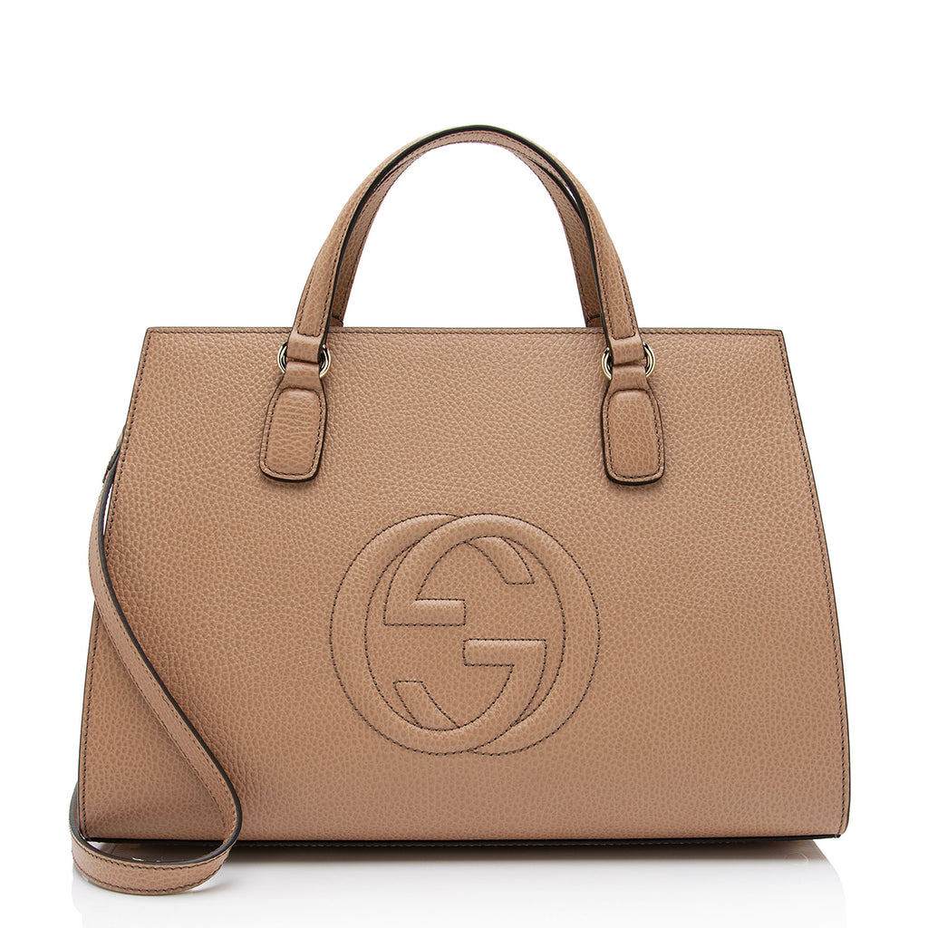 Gucci Leather Soho Medium Top Handle Satchel SHF auIjxm