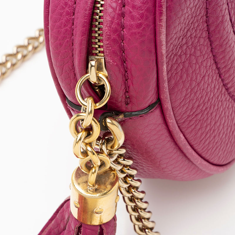 Gucci Leather Soho Mini Chain Bag (SHF-8kN0JE)