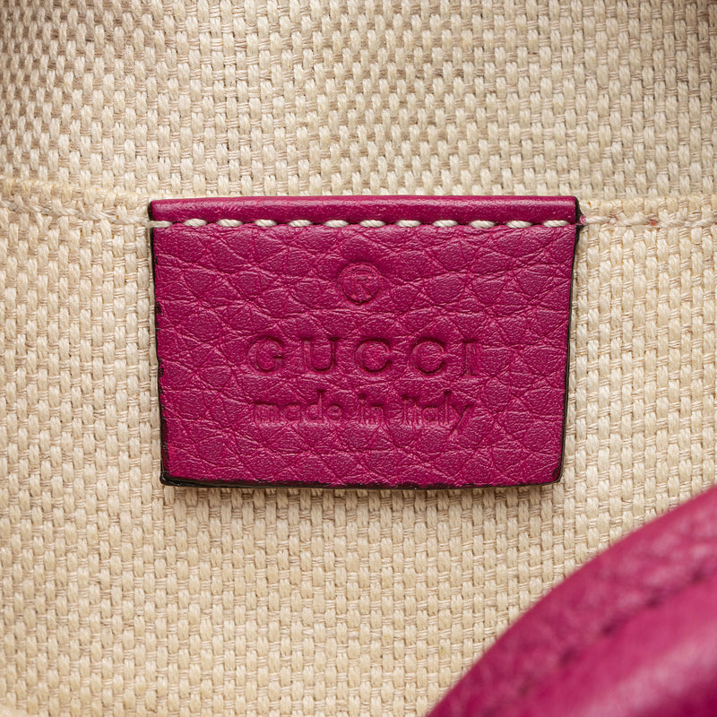 Gucci Leather Soho Mini Chain Bag (SHF-8kN0JE)