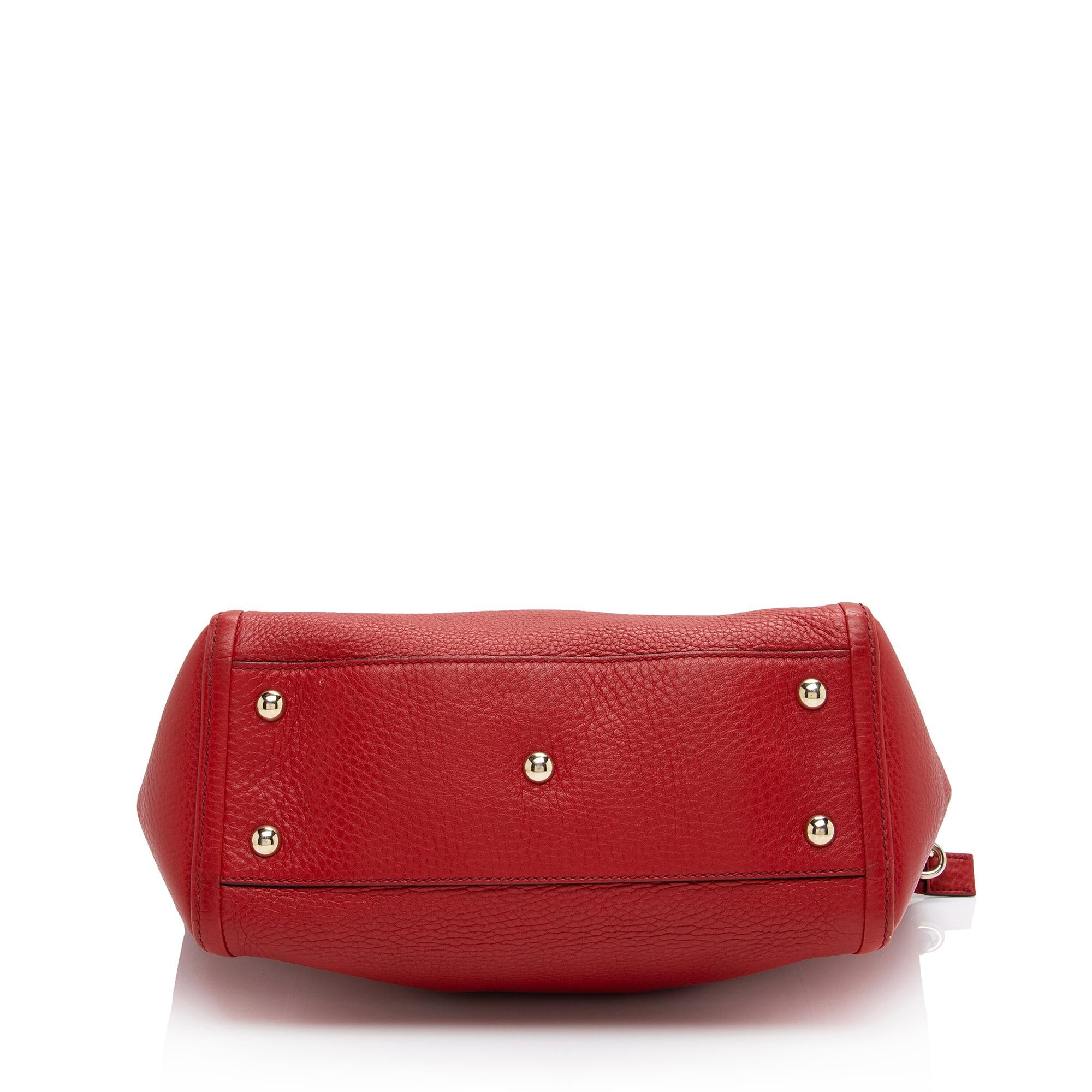 Gucci Leather Soho Top Handle Tote (SHF-CYGxPH)