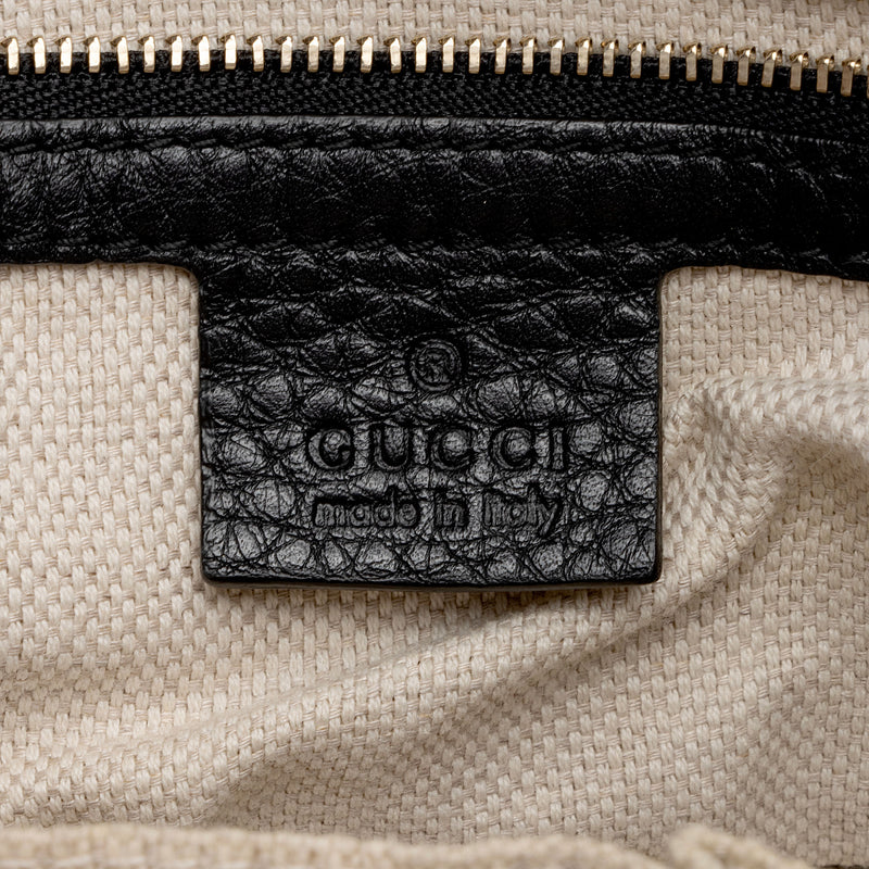Gucci Leather Soho Top Handle (SHF-LCyvXT)