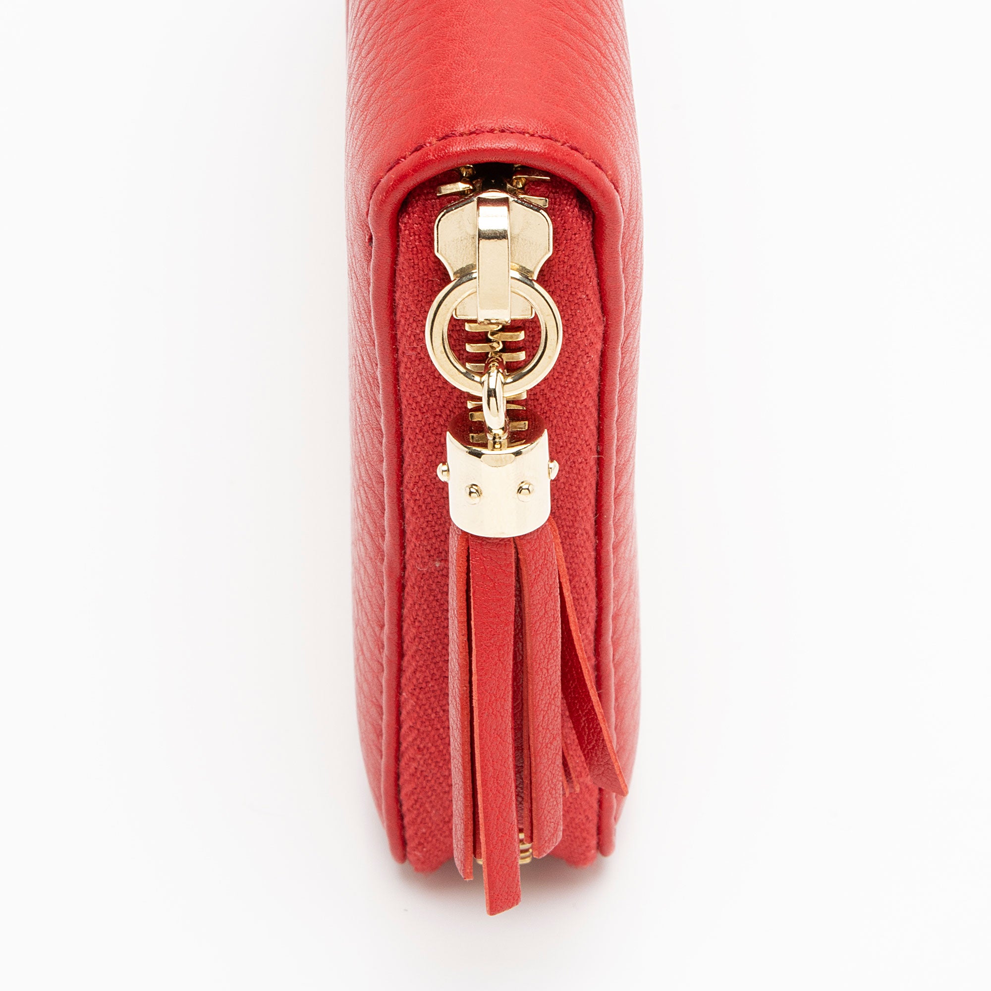 Gucci Leather Soho Zip Around Wallet