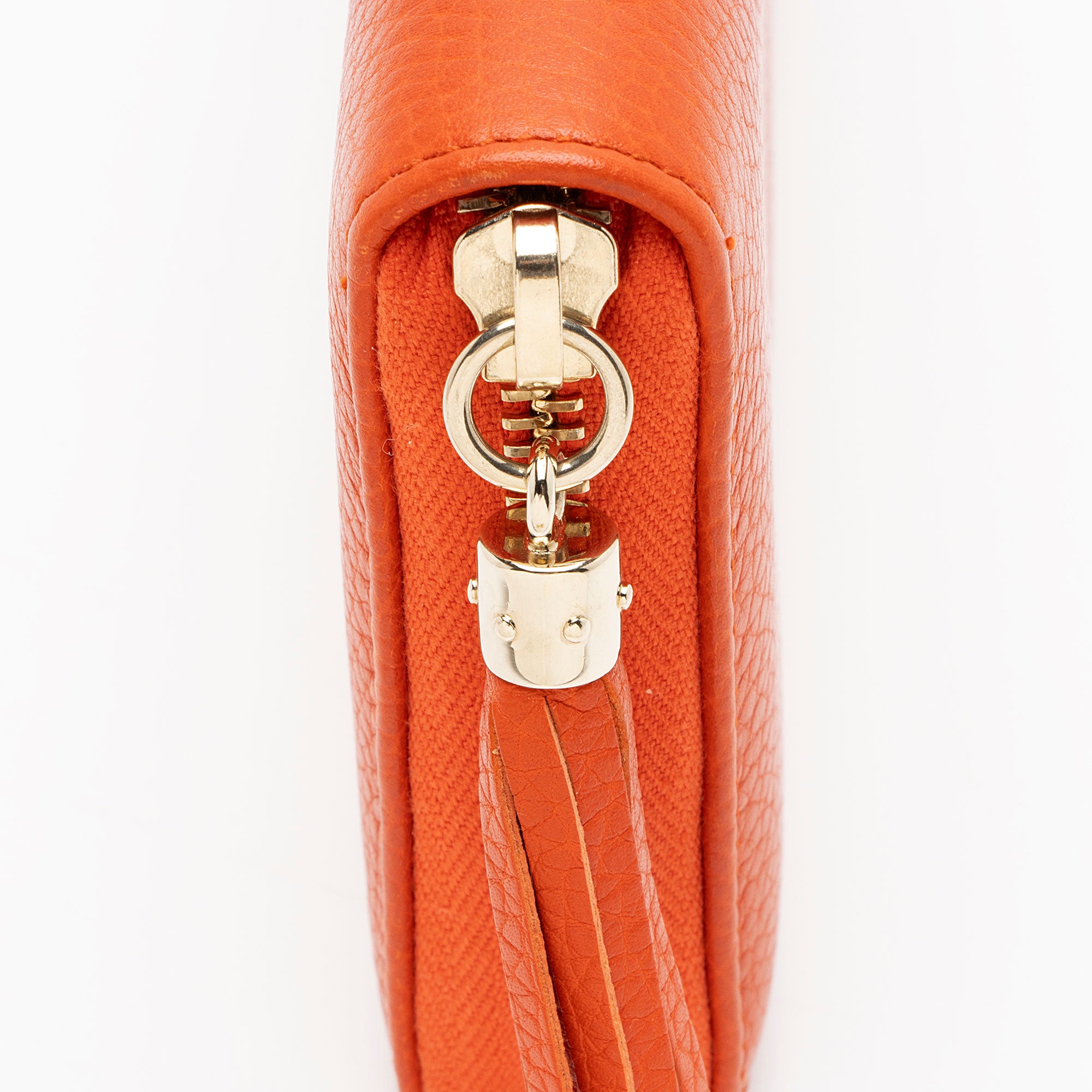 Gucci Leather Soho Zip Around Wallet