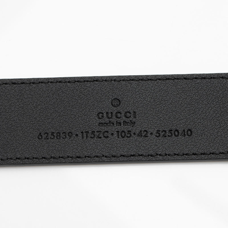 Gucci Leather Strawberry Cherry GG Marmont Belt - Size 42 / 105 (SHF-R4fdtL)