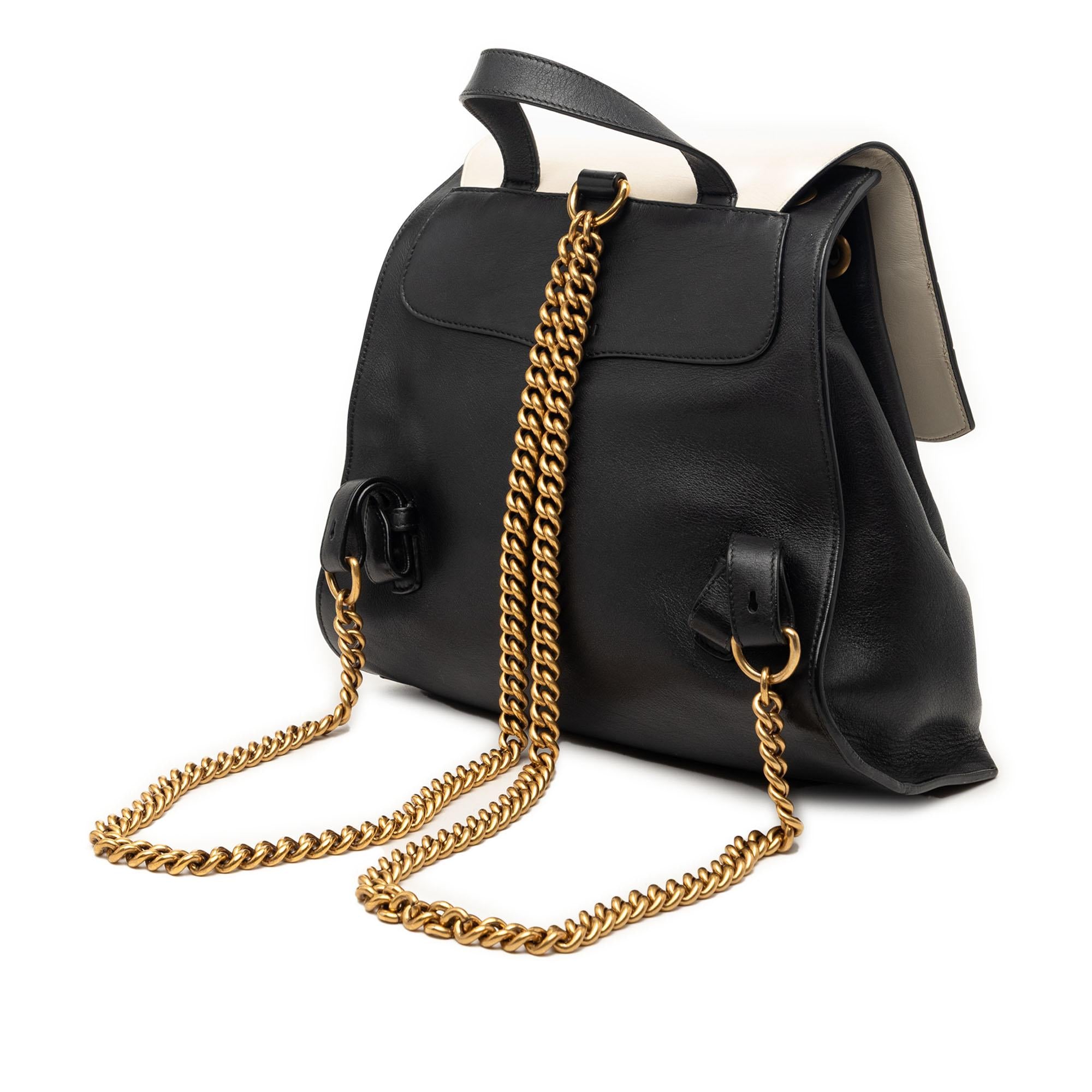 Gucci Leather Studded Animalier Malin Backpack