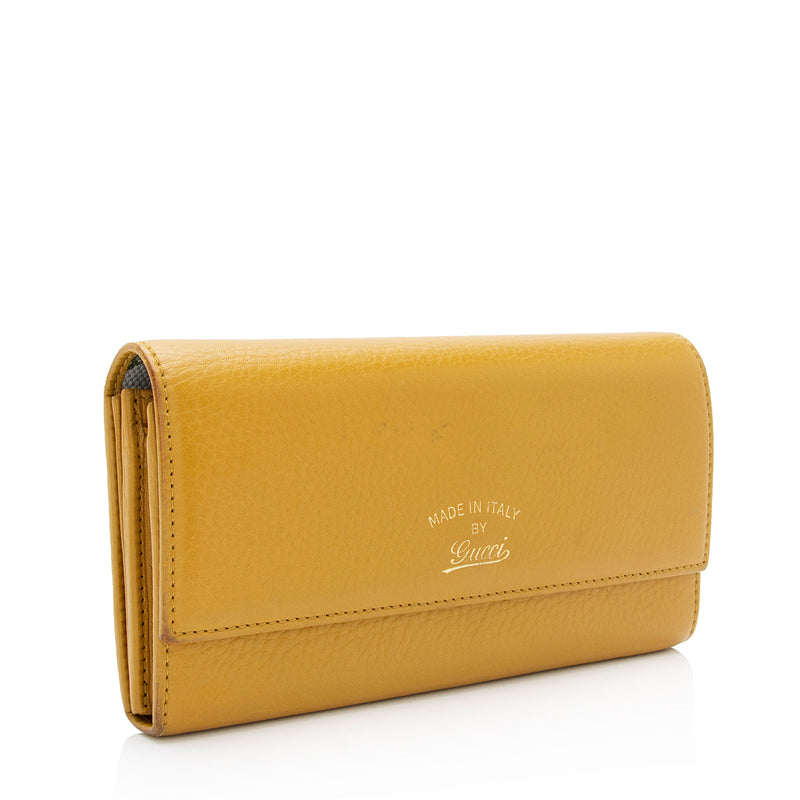 Gucci Leather Swing Continental Wallet (SHF-Pr0k3M)