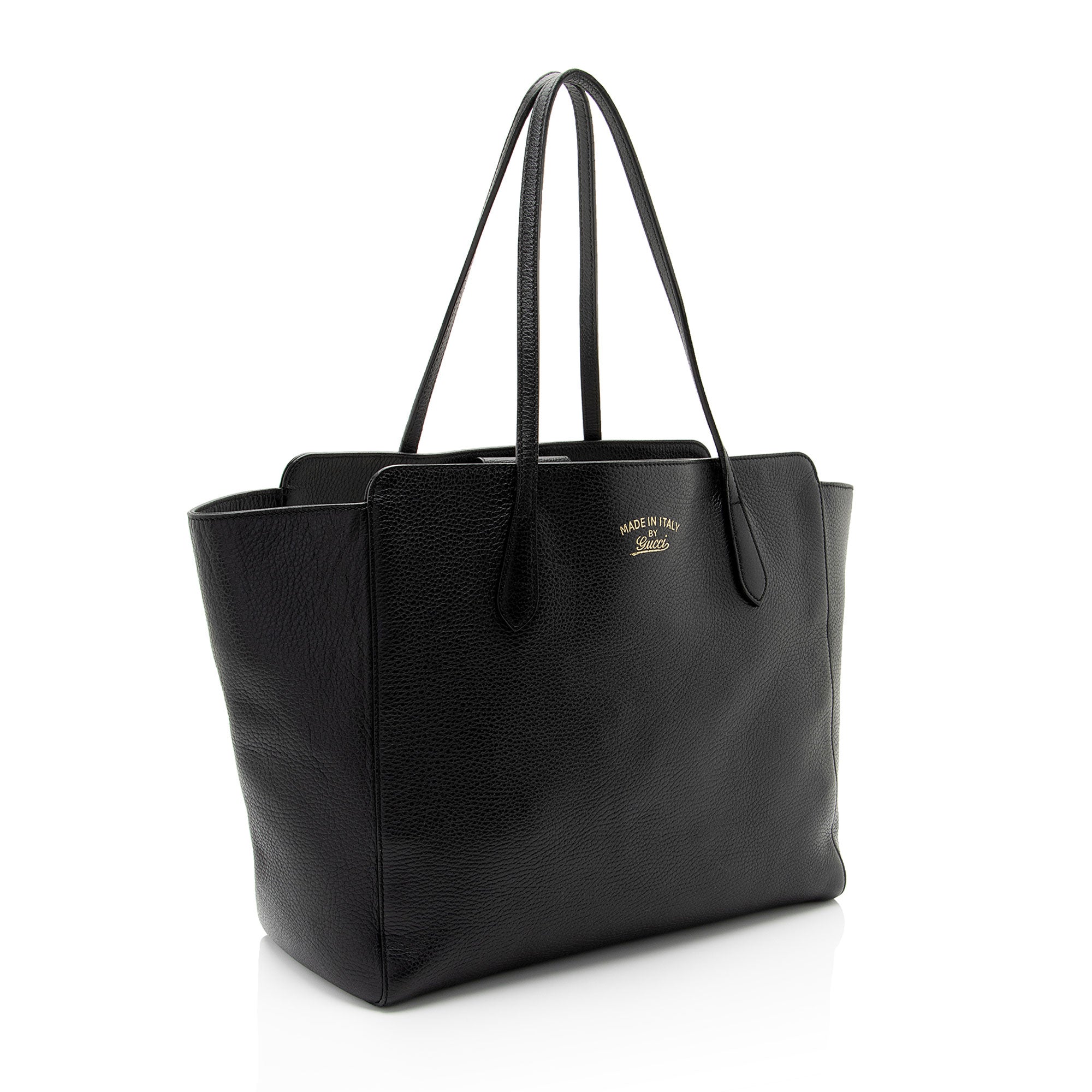 Gucci Leather Swing Medium Tote (SHF-b8kgN9)