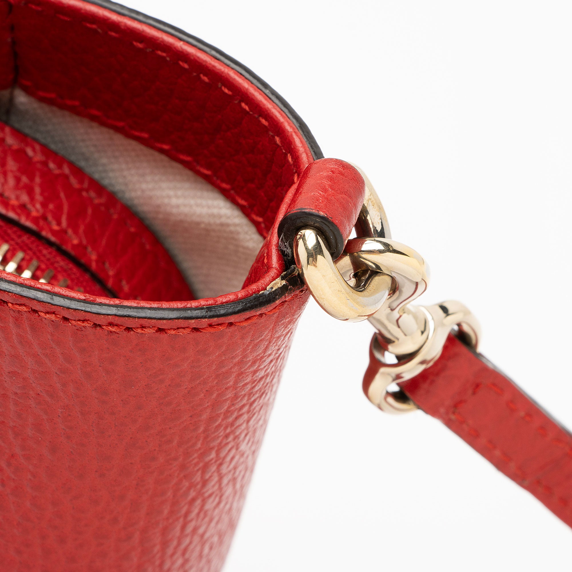 Gucci Leather Swing Mini Tote (SHF-Z3RpxJ)