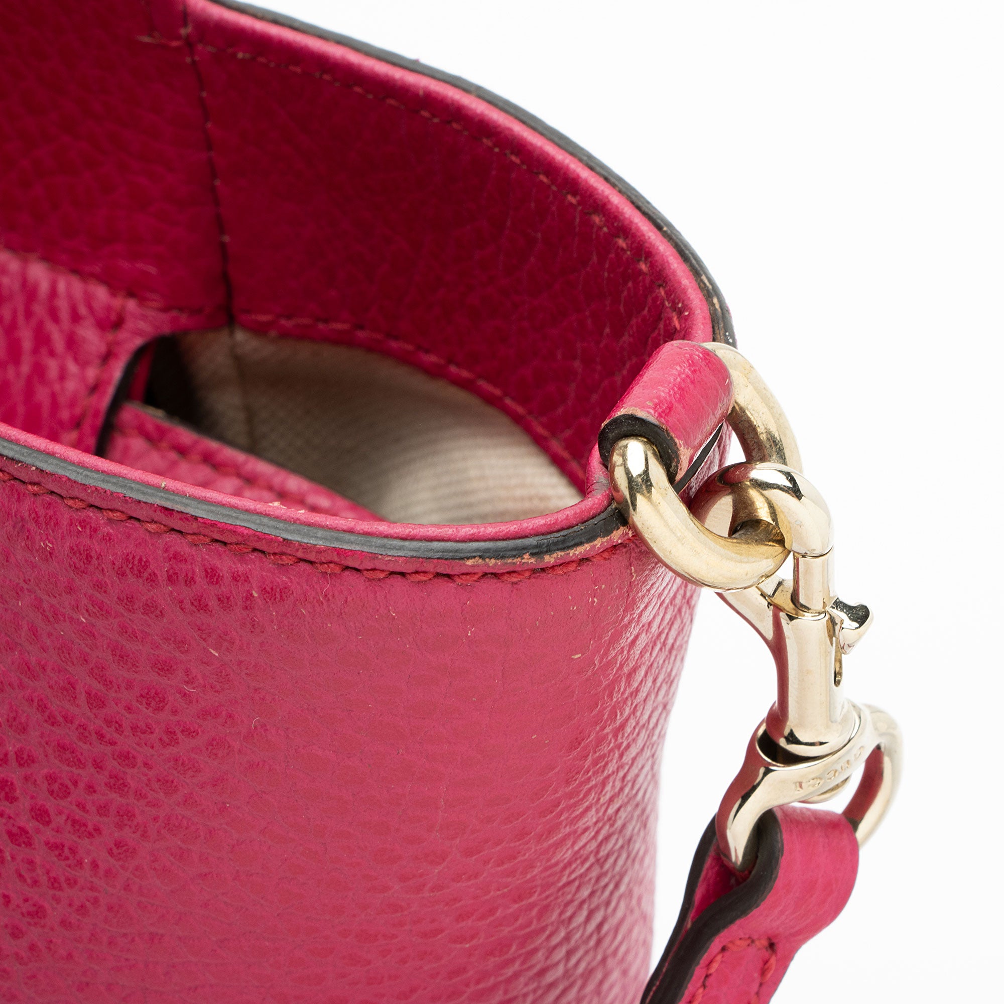 Gucci Leather Swing Tall Tote