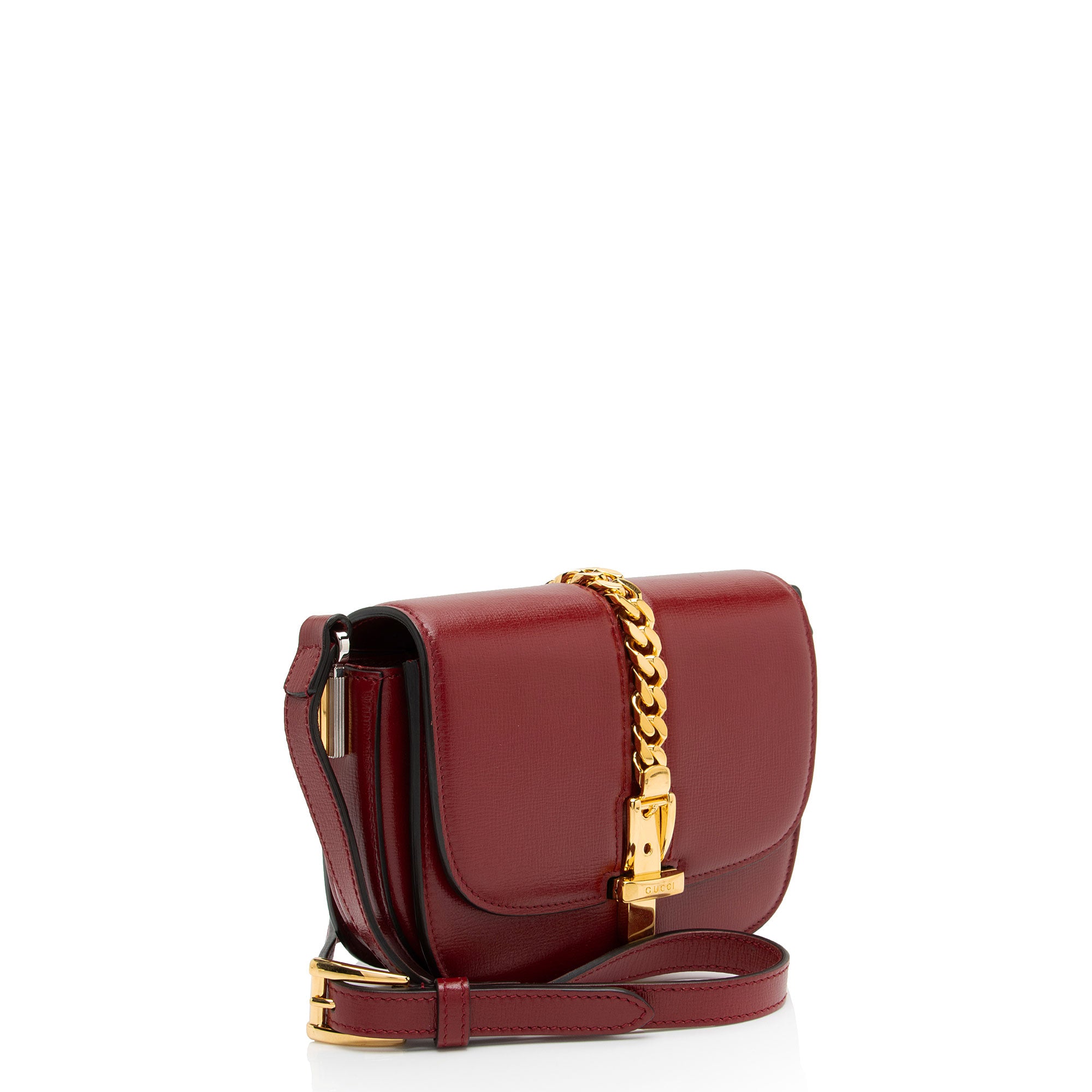 Gucci Leather Sylvie 1969 Mini Shoulder Bag